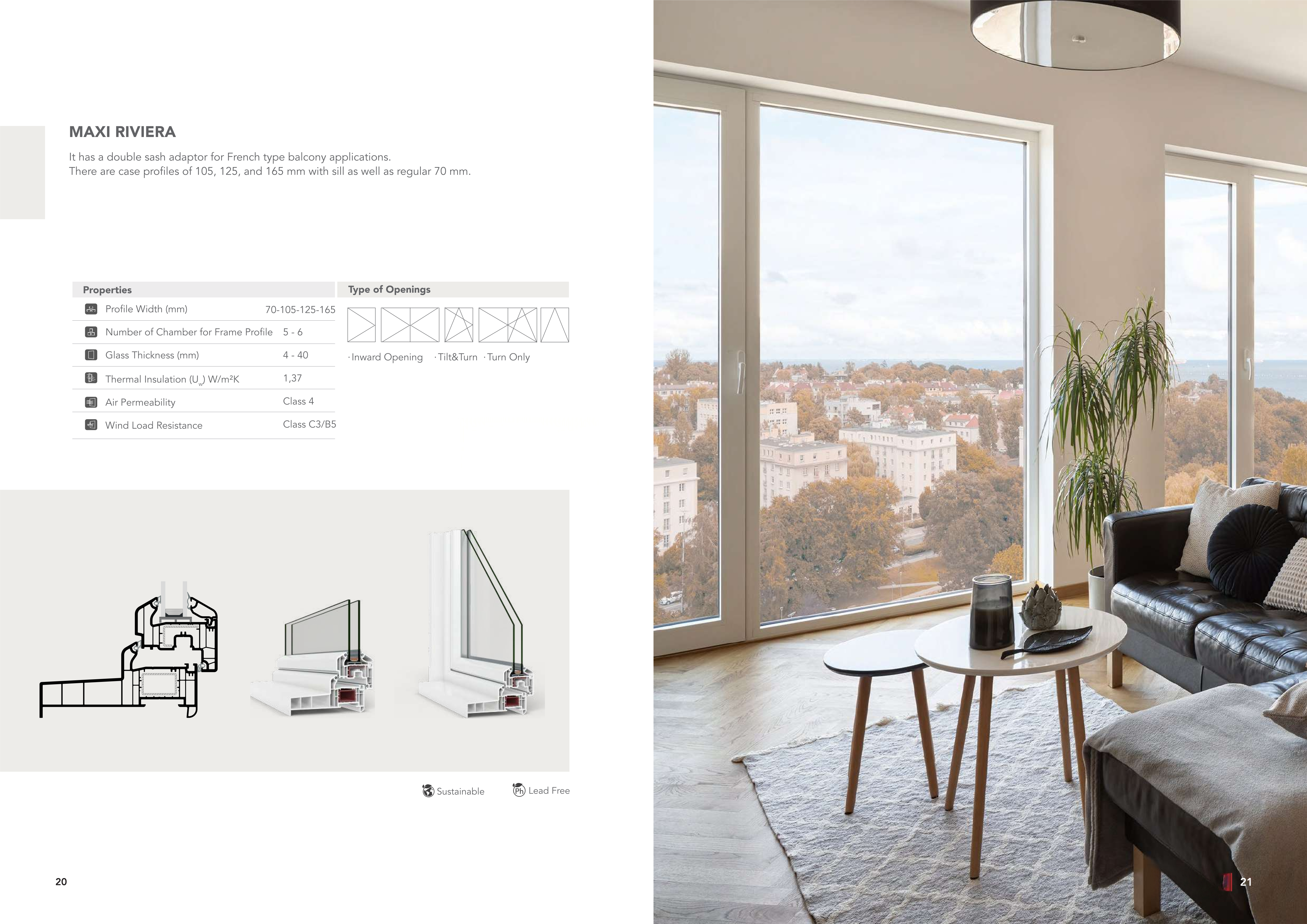 uPVC Door and Window Systems - Door/Window | CHEERFUL Kenya image 7 detail view
