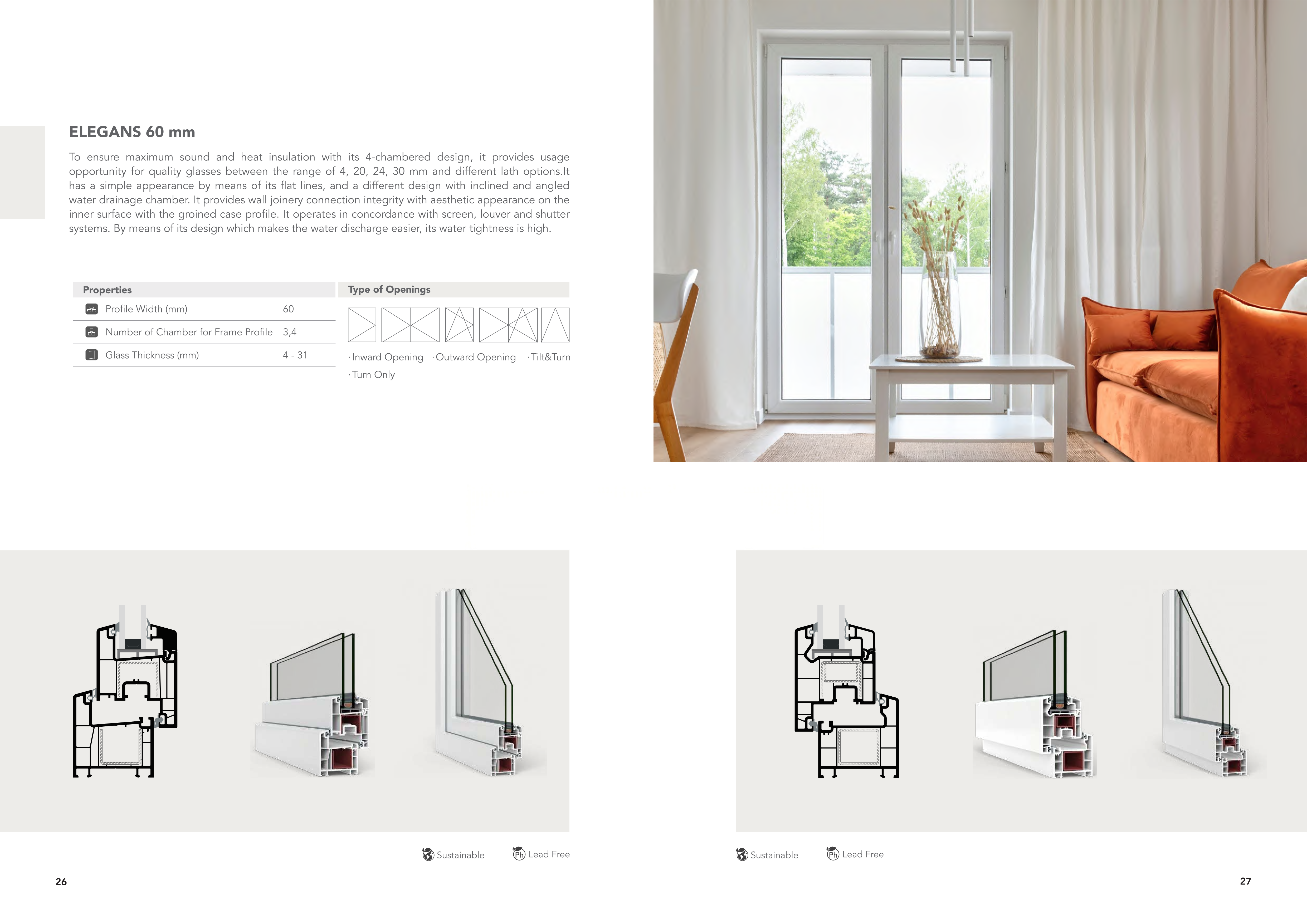 uPVC Door and Window Systems - Door/Window | CHEERFUL Kenya image 10 detail view