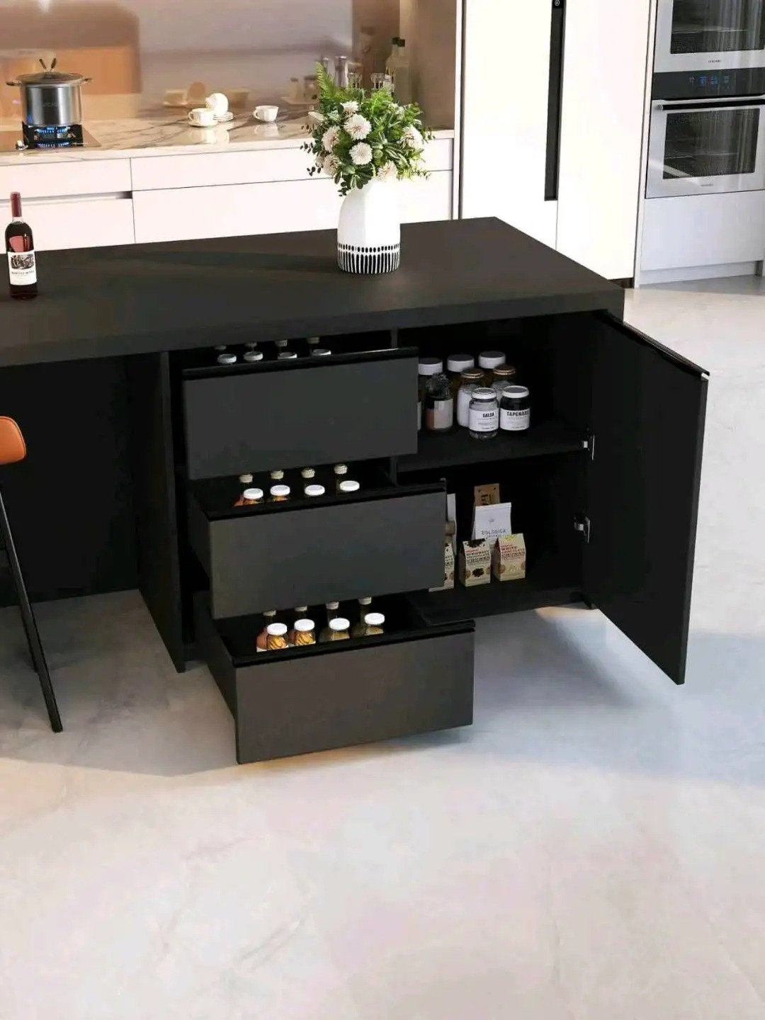 Island Bar Collection - Custom Kitchen Cabinets & Countertop | CHEERFUL Kenya image 18 detail view