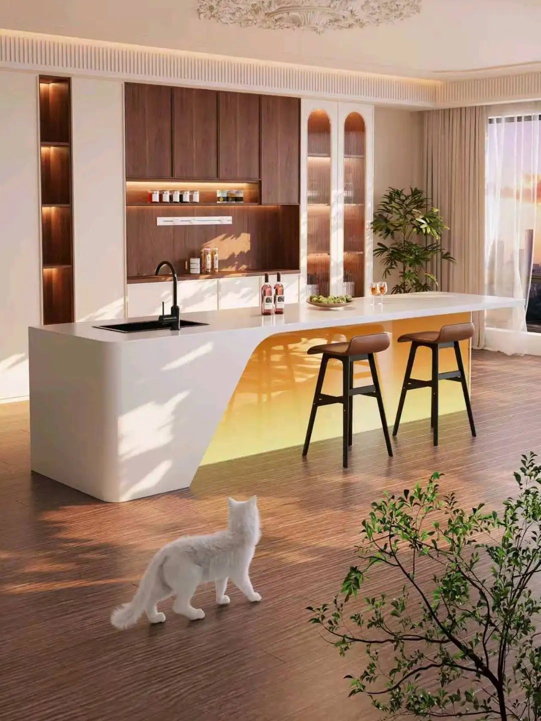 Island Bar Collection - Custom Kitchen Cabinets & Countertop | CHEERFUL Kenya image 23 detail view