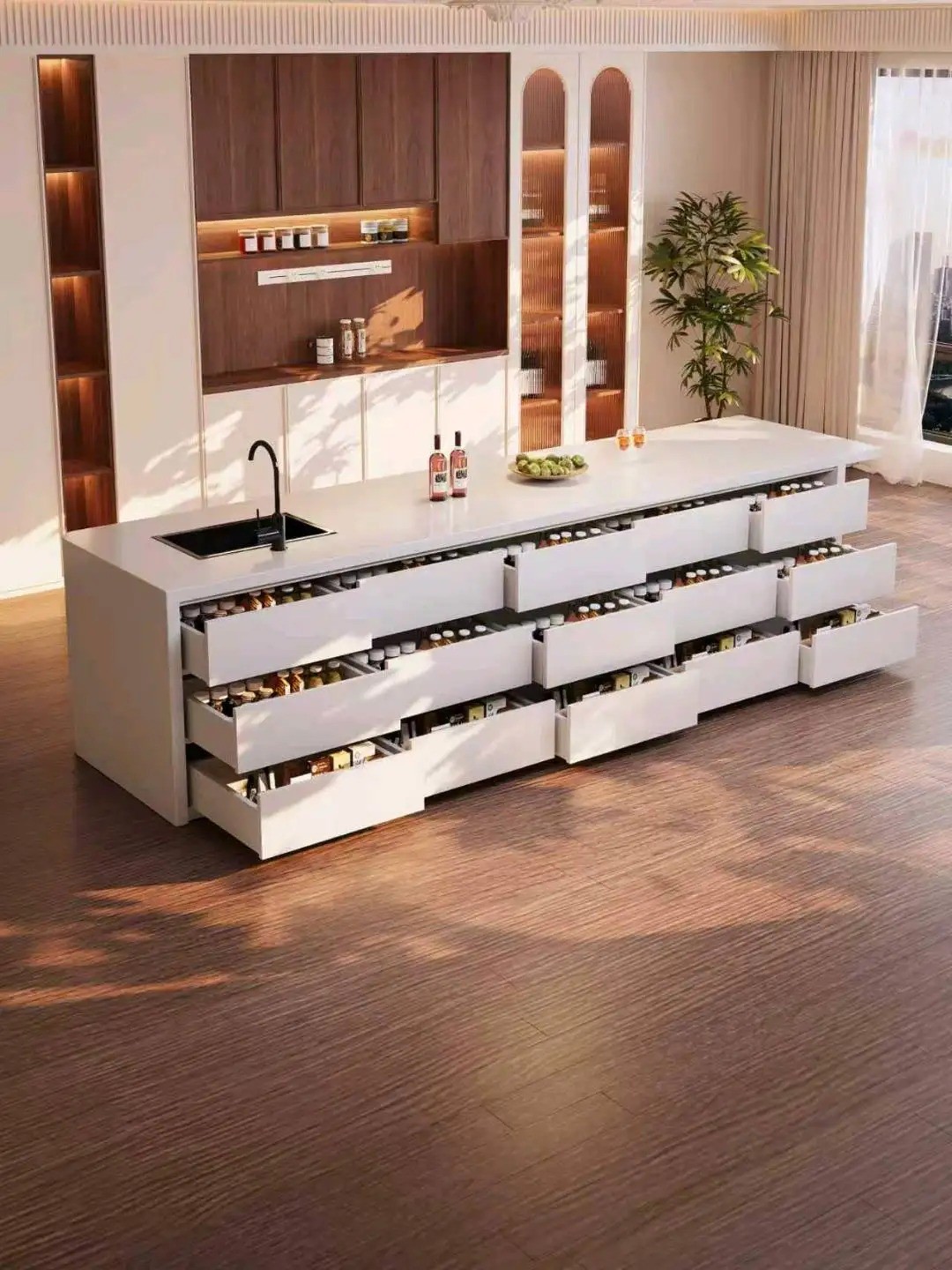 Island Bar Collection - Custom Kitchen Cabinets & Countertop | CHEERFUL Kenya image 26 detail view