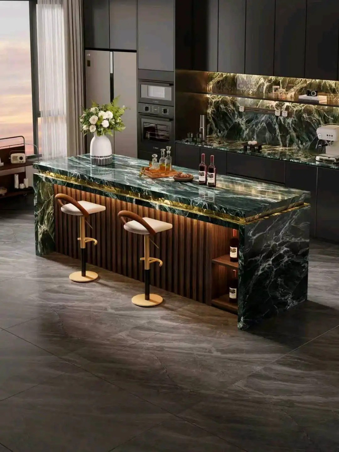 Island Bar Collection - Custom Kitchen Cabinets & Countertop | CHEERFUL Kenya image 31 detail view