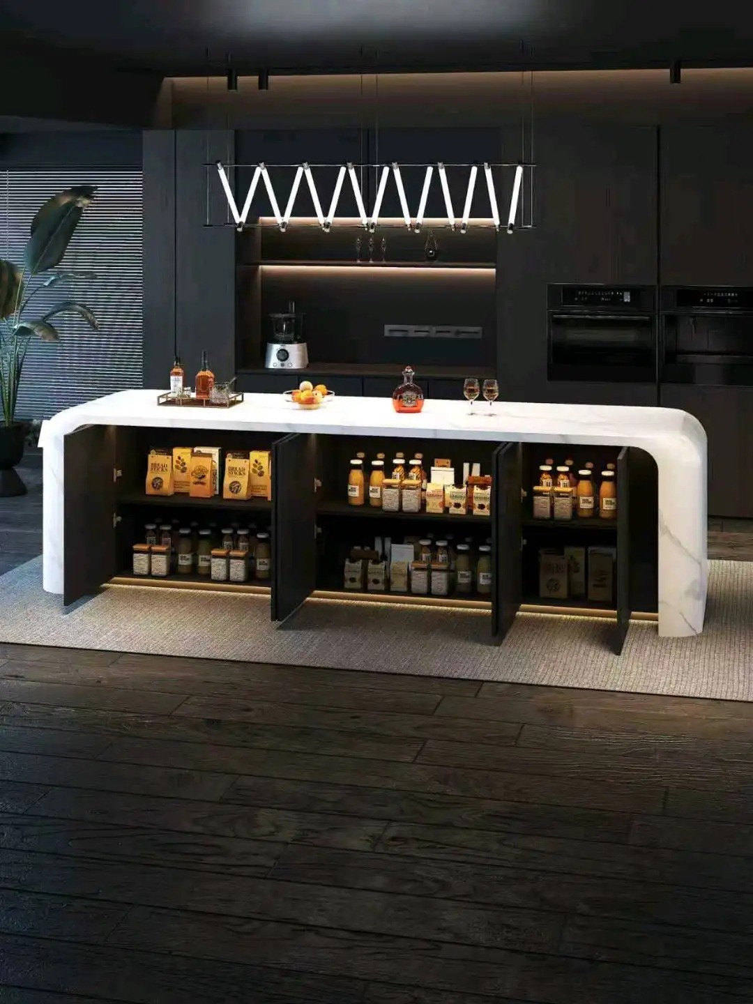 Island Bar Collection - Custom Kitchen Cabinets & Countertop | CHEERFUL Kenya image 38 detail view