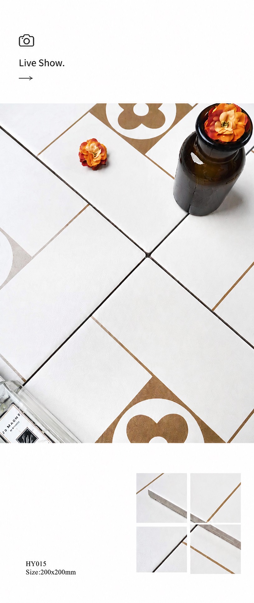 Tiles - Time Residence Series - Tile(Small Stone) | CHEERFUL Kenya image 6 detail view
