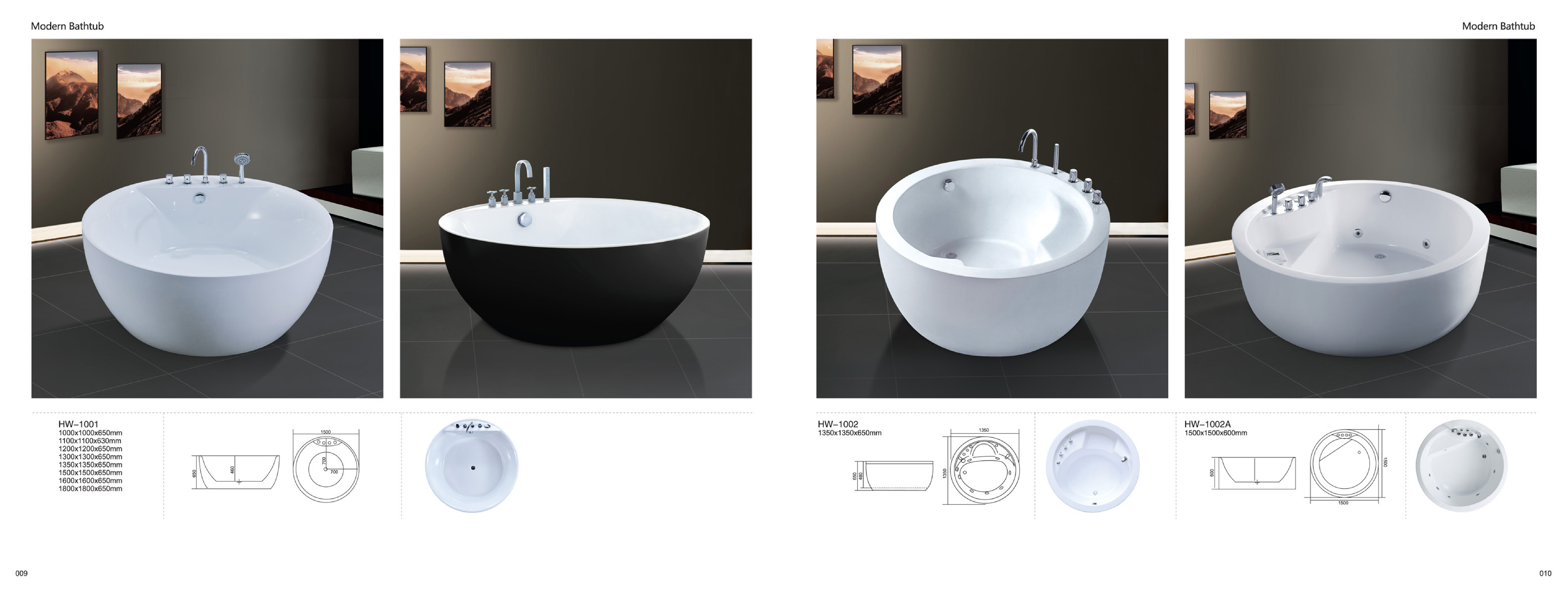 Bathtub - Modern Bathtub Series - Sanitary Ware | CHEERFUL Kenya image 2 detail view