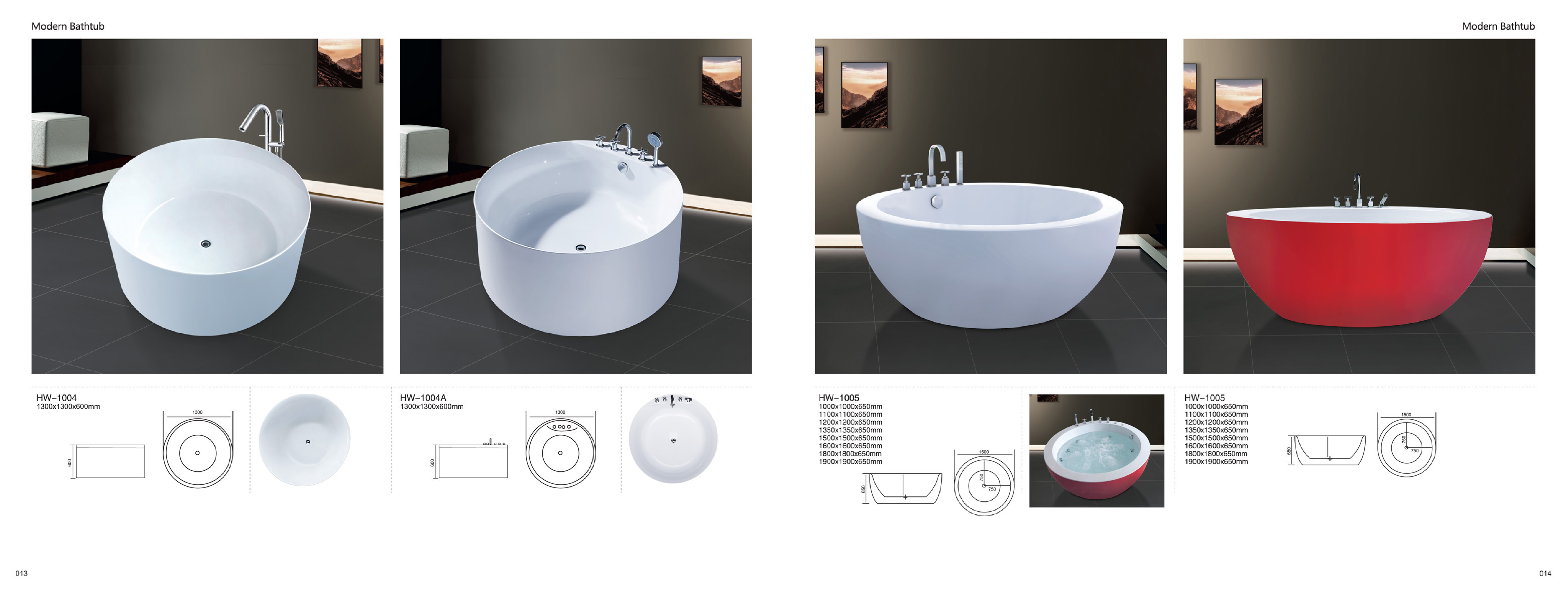 Bathtub - Modern Bathtub Series - Sanitary Ware | CHEERFUL Kenya image 4 detail view