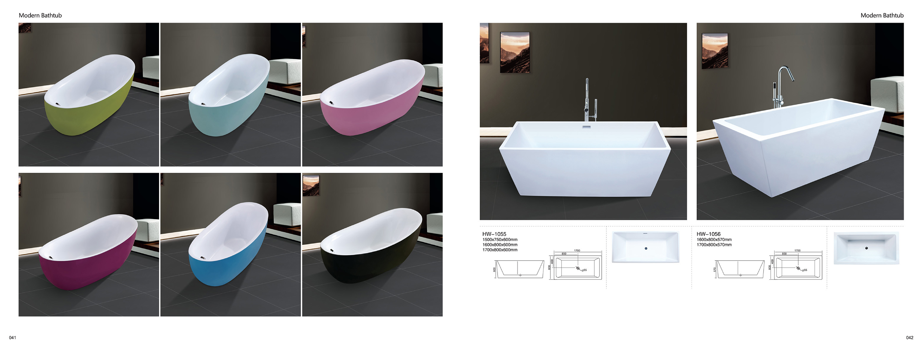 Bathtub - Modern Bathtub Series - Sanitary Ware | CHEERFUL Kenya image 18 detail view