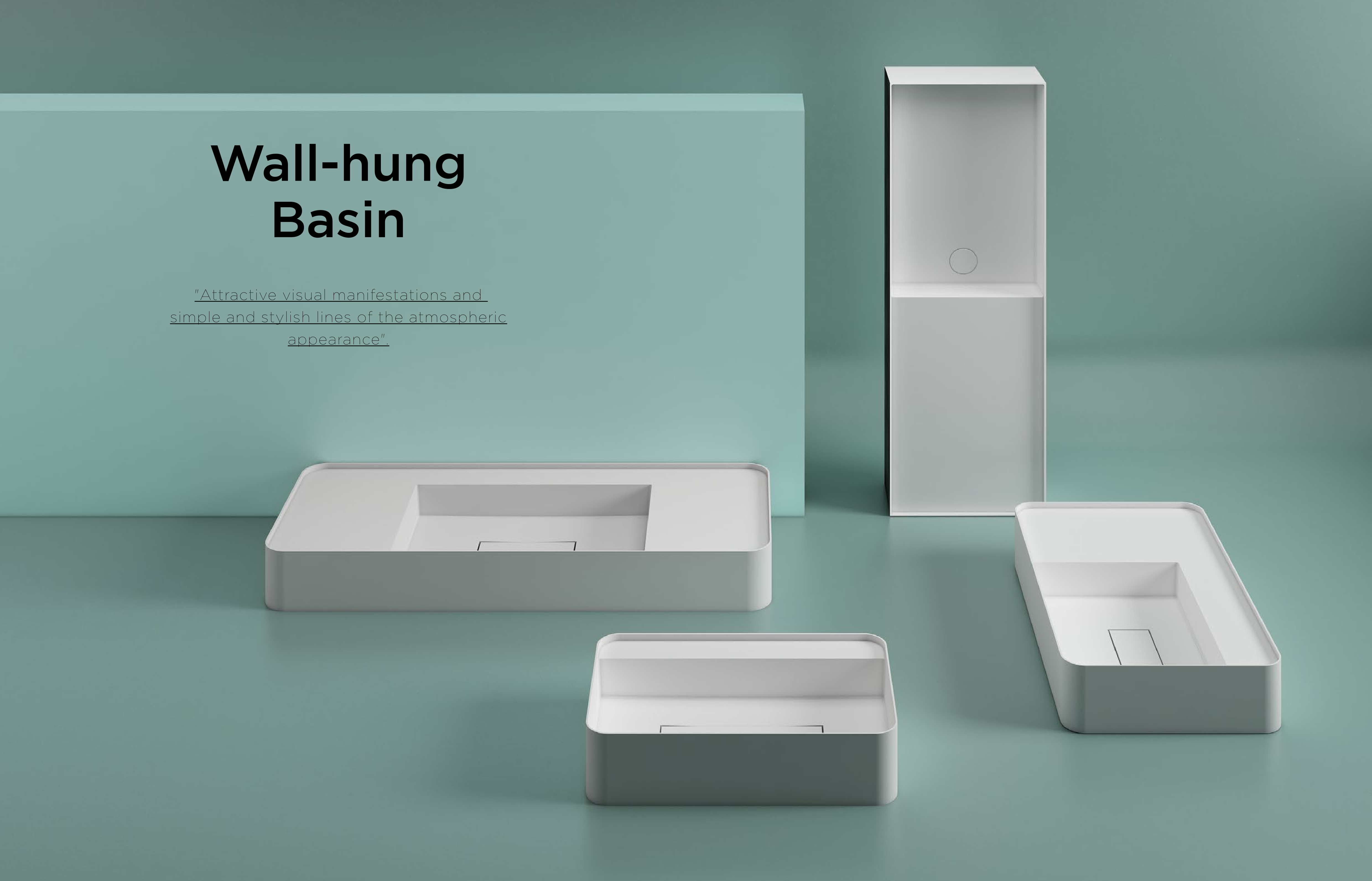 Wall-hung Basin - Sanitary Ware | CHEERFUL Kenya detail view