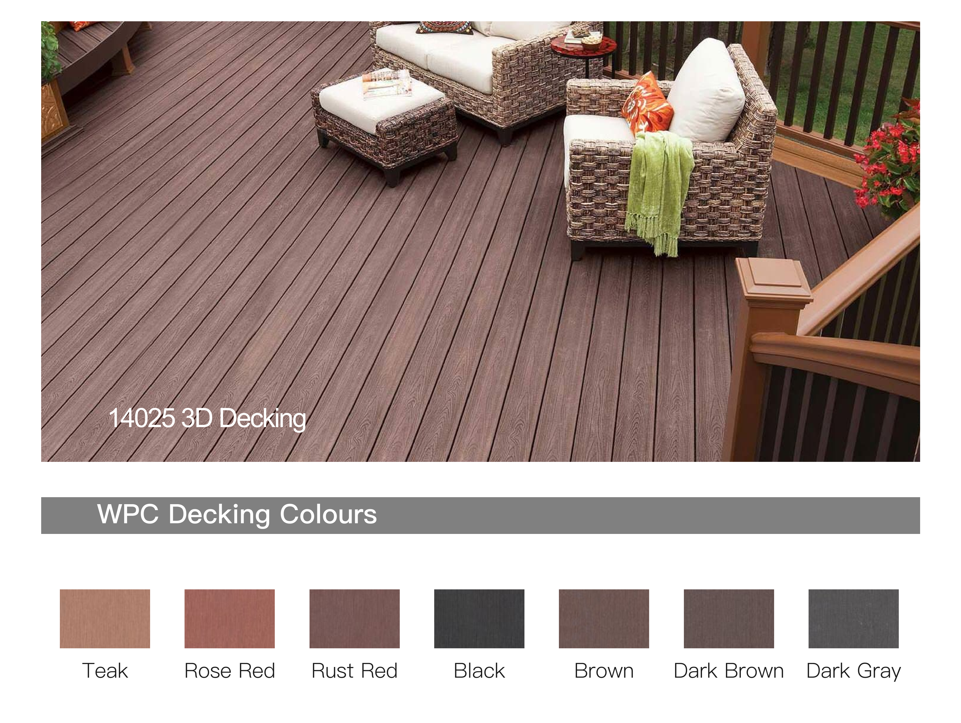Outdoor WPC Decking - WPC products | CHEERFUL Kenya image 3 detail view