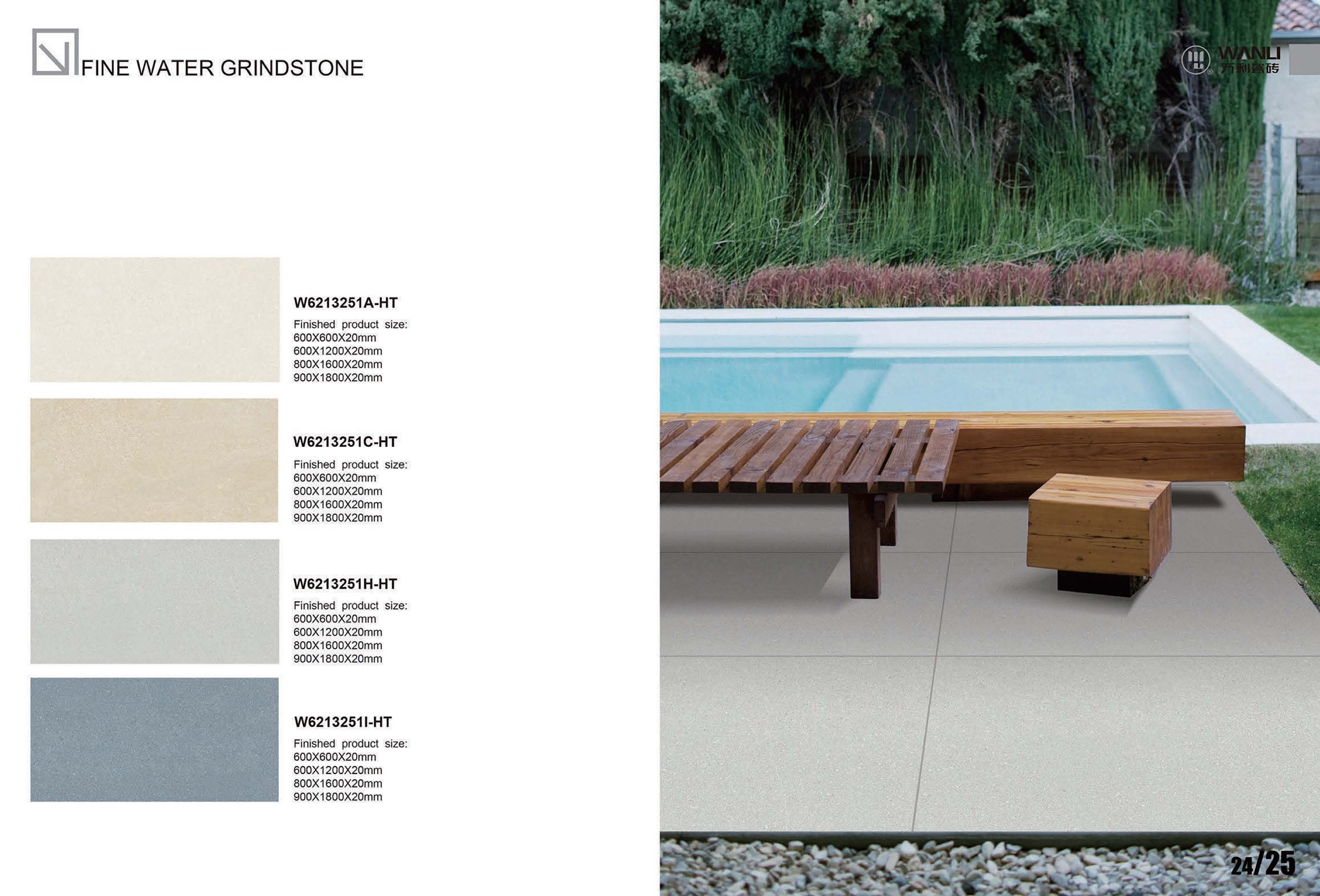 FINE WATER GRIND STONE - Tile(Thick stone) | CHEERFUL Kenya detail view