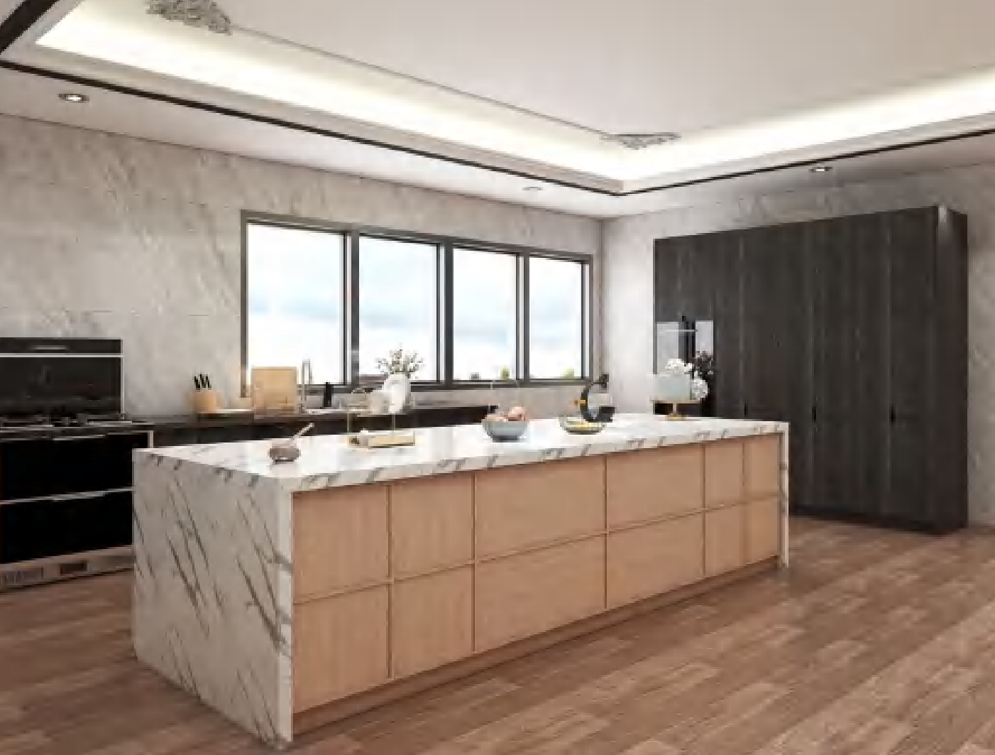 Melamine Kitchen - Custom Kitchen Cabinets & Countertop | CHEERFUL Kenya image 3