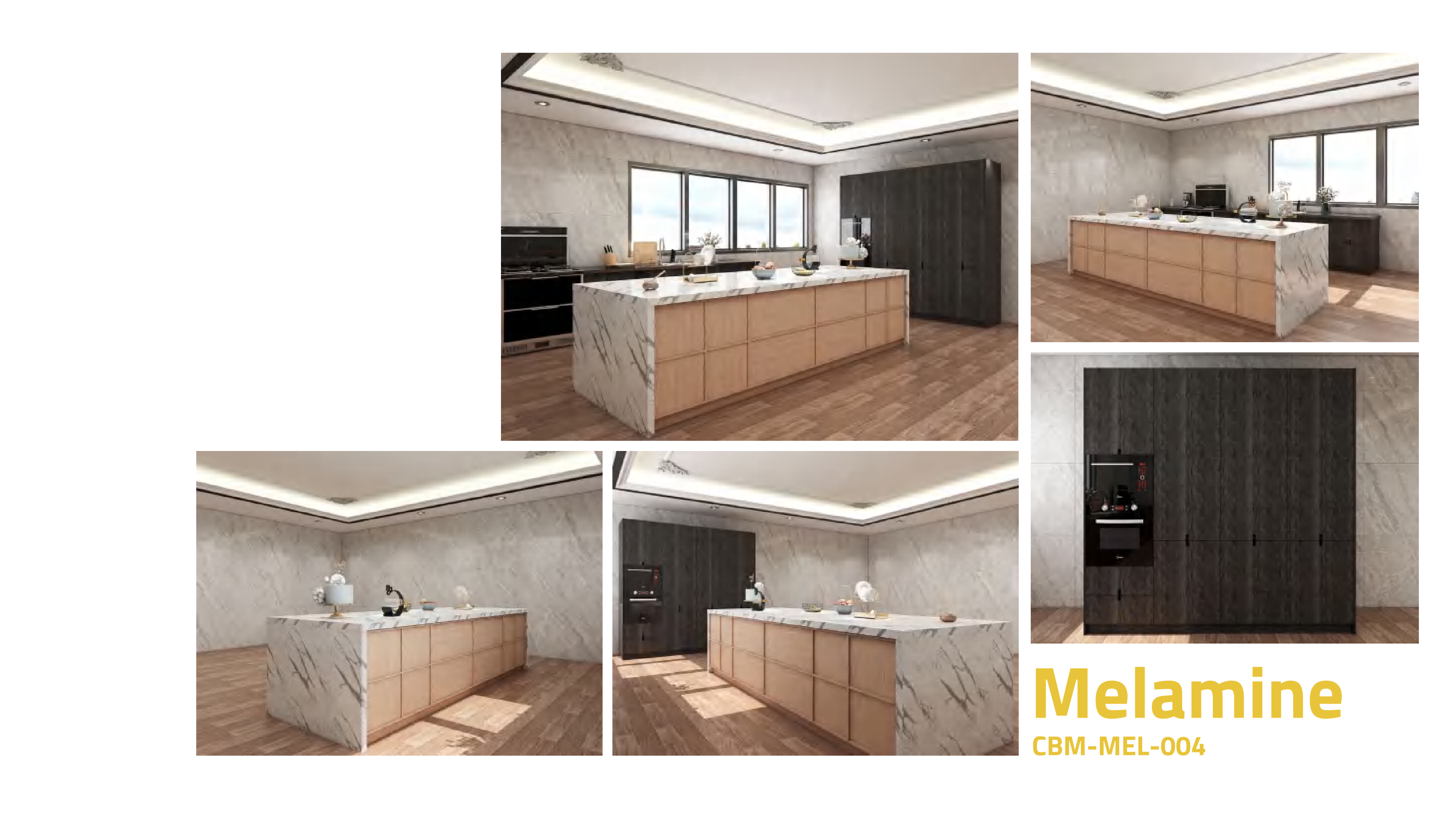 Melamine Kitchen - Custom Kitchen Cabinets & Countertop | CHEERFUL Kenya image 4 detail view