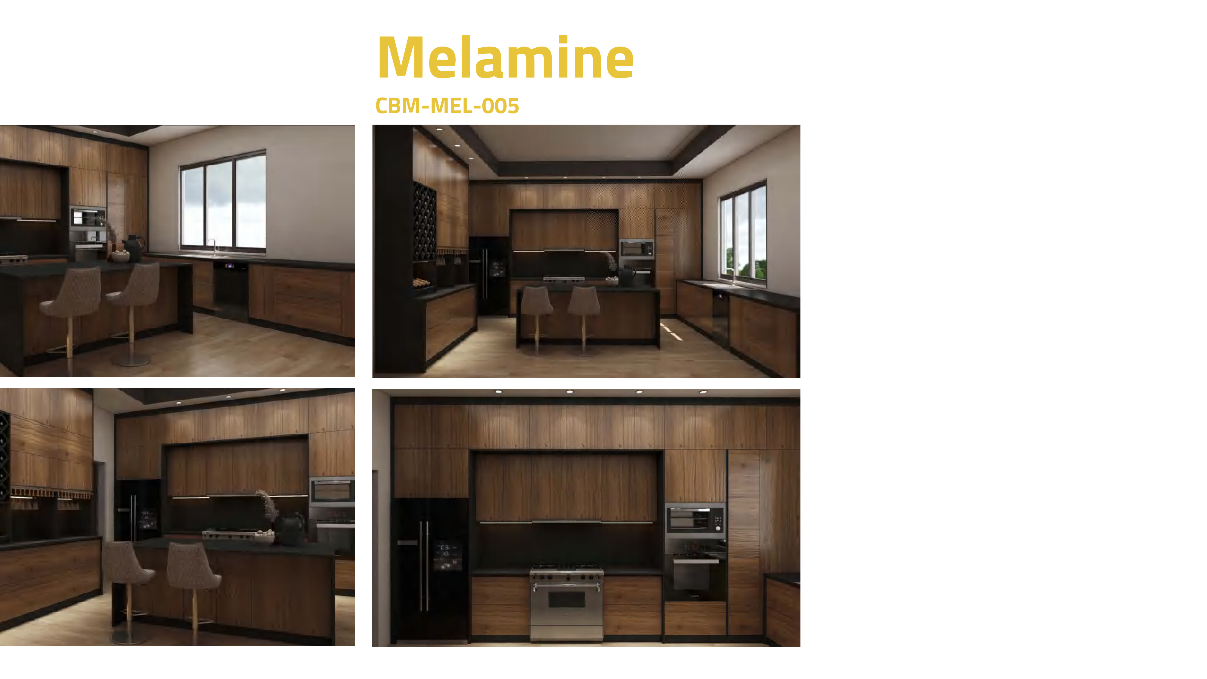 Melamine Kitchen - Custom Kitchen Cabinets & Countertop | CHEERFUL Kenya image 5 detail view