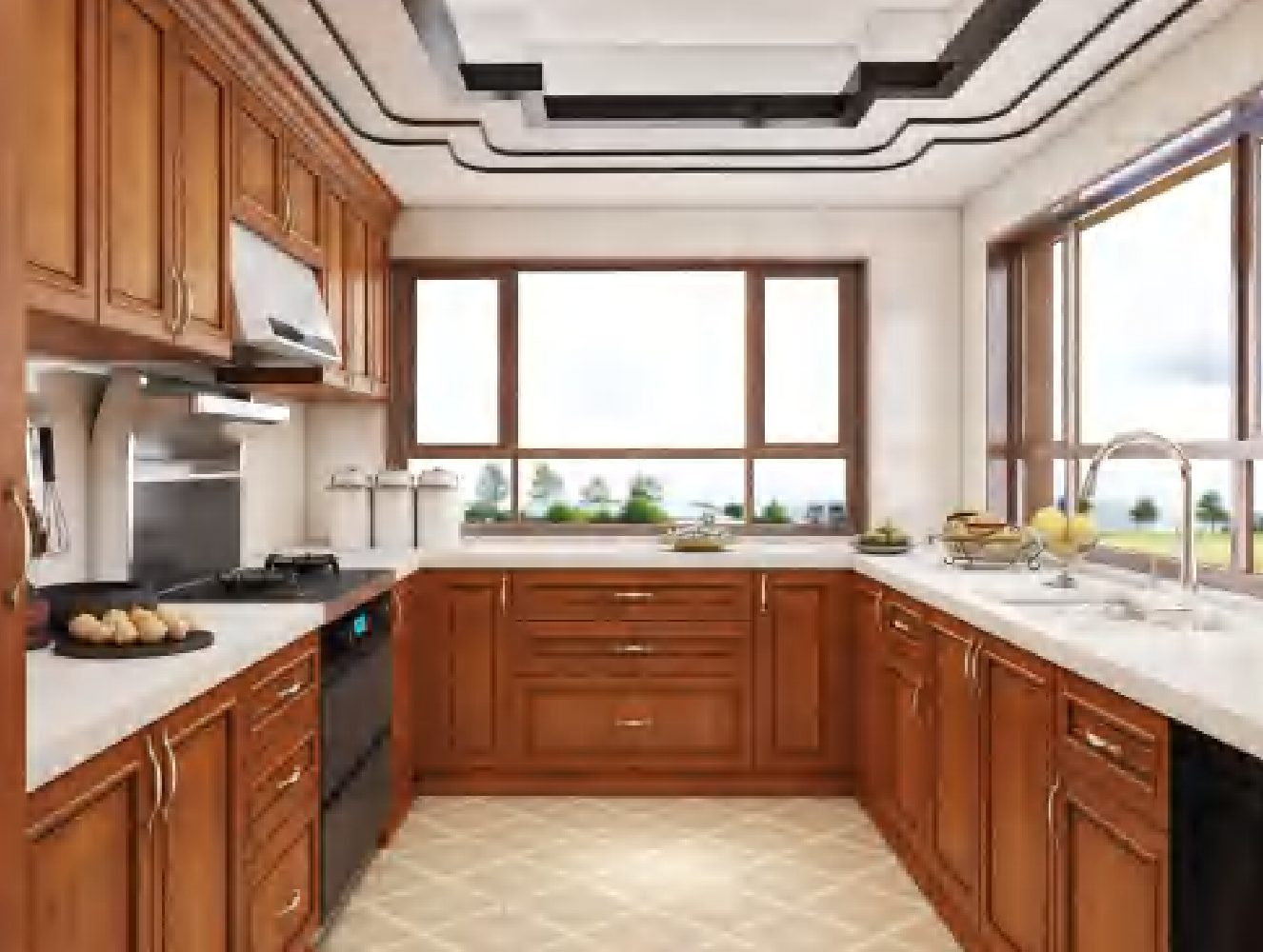 Classic Kitchen - Custom Kitchen Cabinets & Countertop | CHEERFUL Kenya