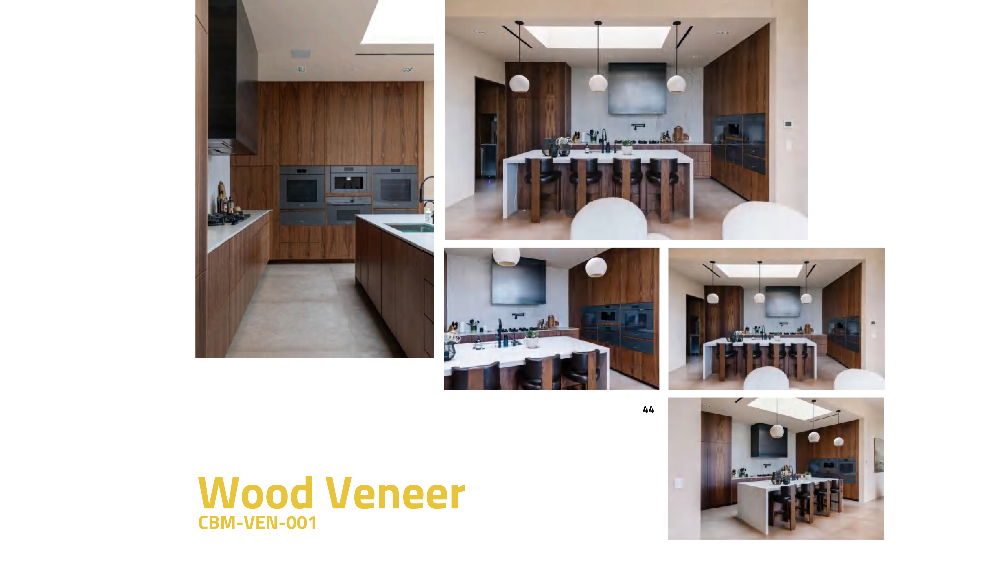 Wood Veneer Kitchen - Custom Kitchen Cabinets & Countertop | CHEERFUL Kenya detail view