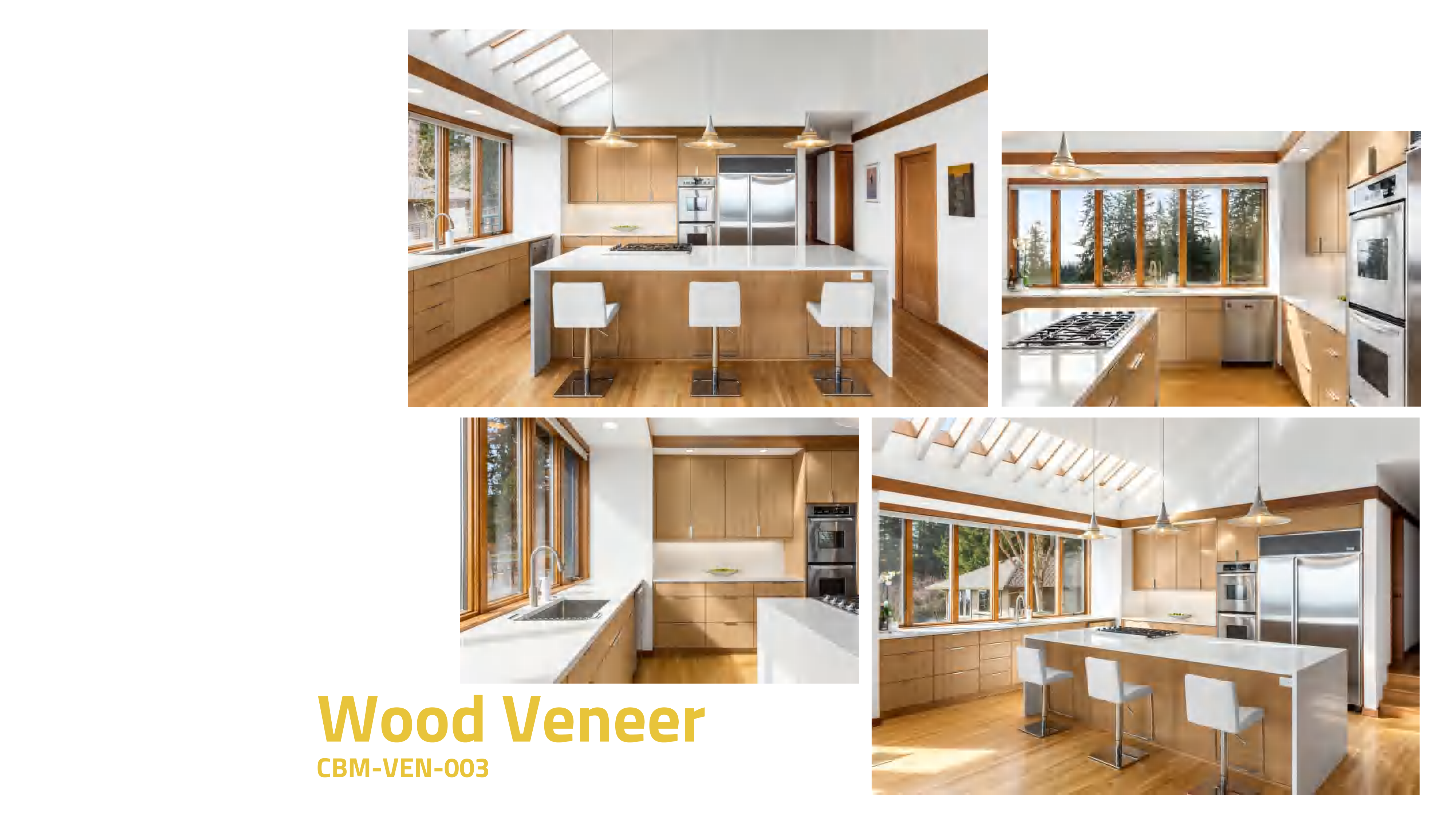 Wood Veneer Kitchen - Custom Kitchen Cabinets & Countertop | CHEERFUL Kenya image 3 detail view