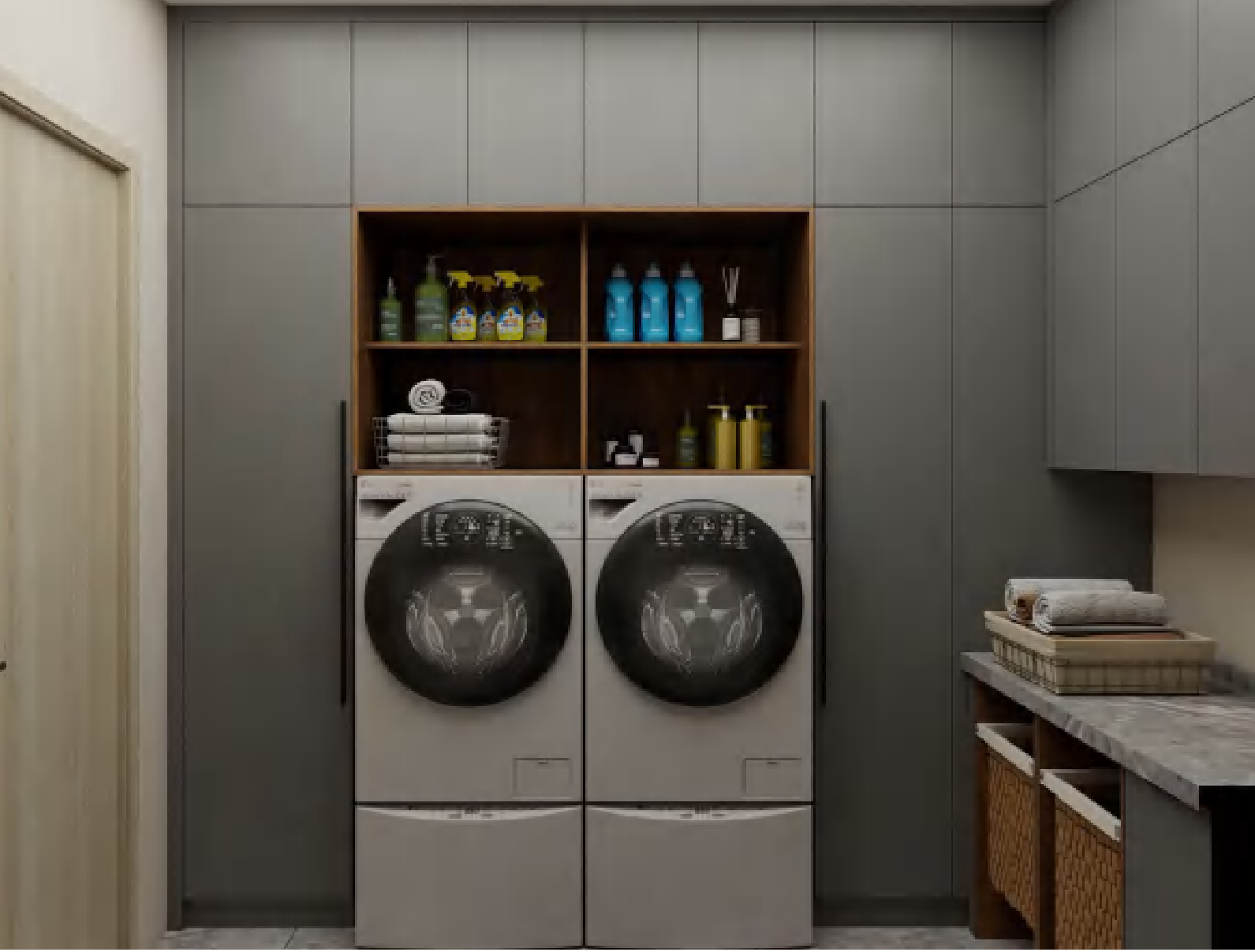 Laundry - Custom Kitchen Cabinets & Countertop | CHEERFUL Kenya image 2