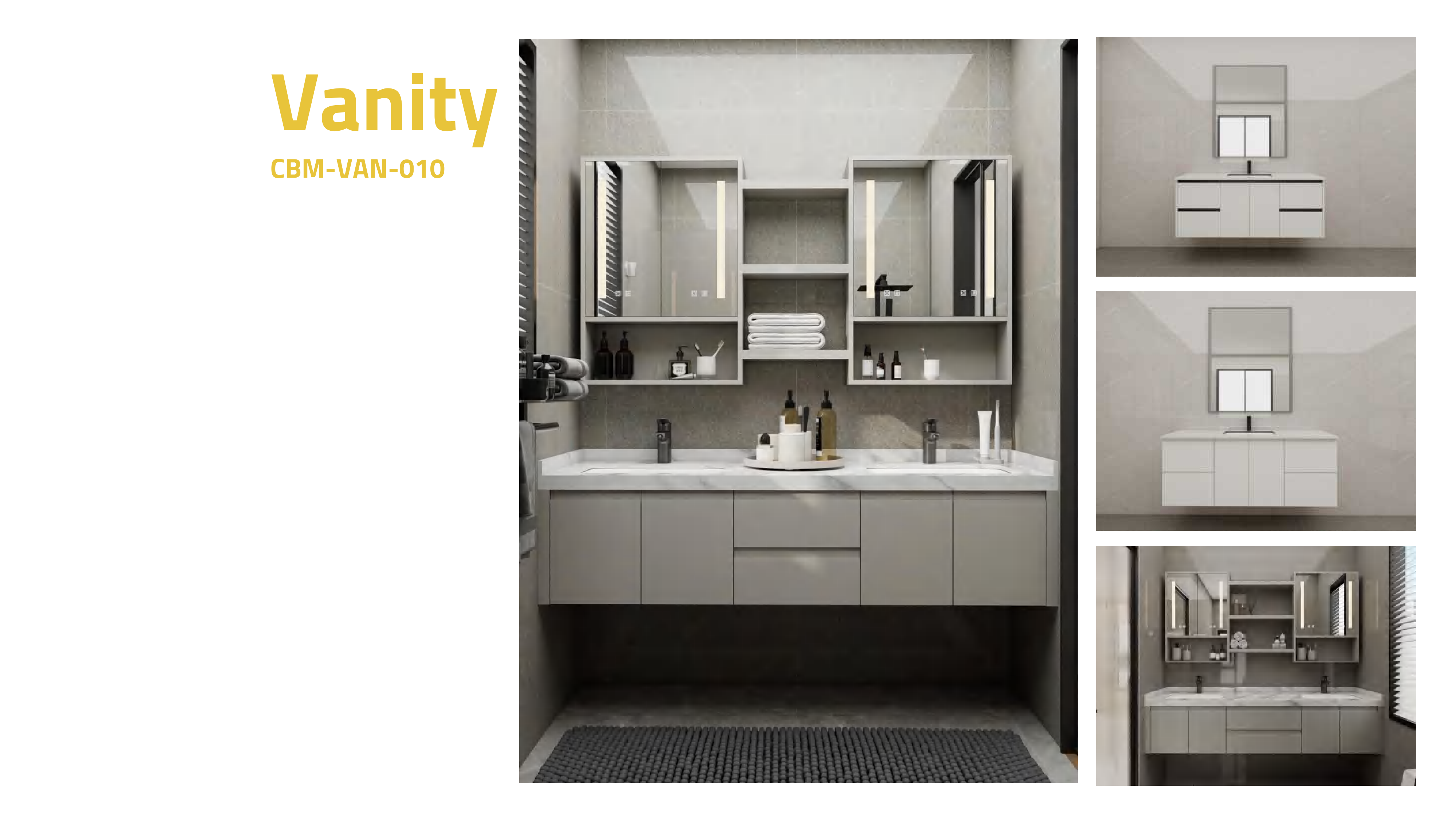 Vanity - Custom Kitchen Cabinets & Countertop | CHEERFUL Kenya image 10 detail view