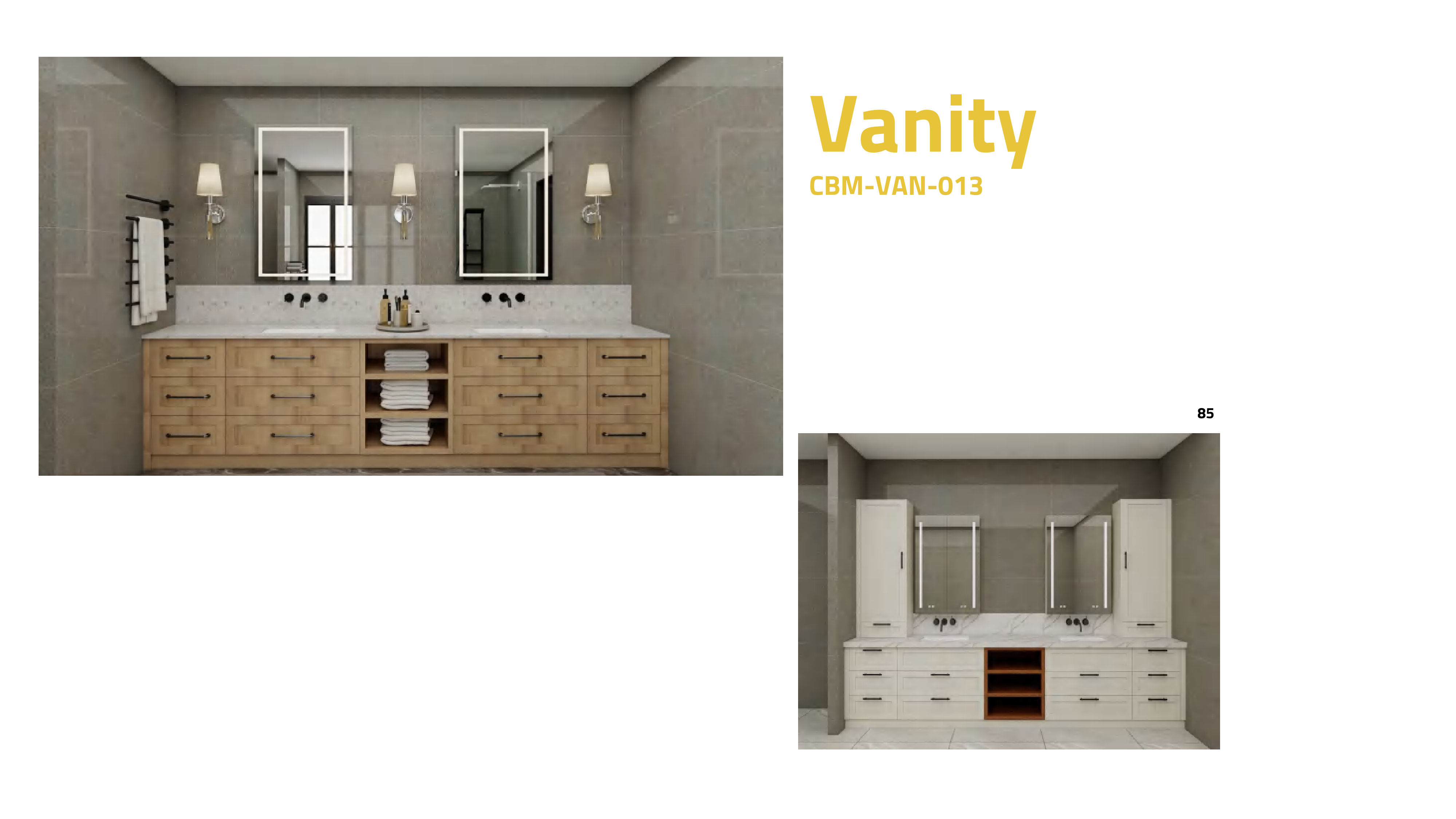 Vanity - Custom Kitchen Cabinets & Countertop | CHEERFUL Kenya image 13 detail view