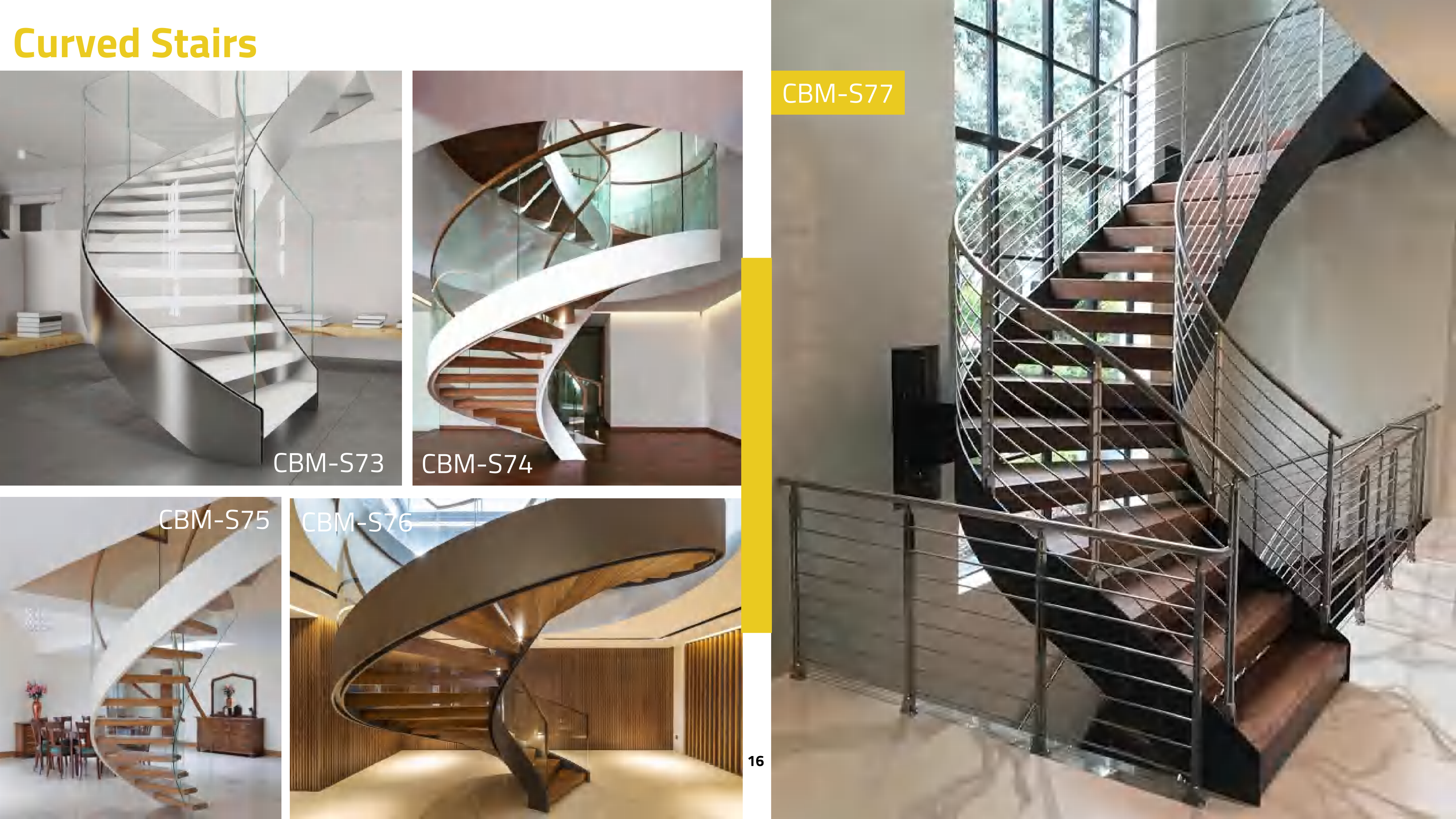 Curved Stairs - Stairs and Railing | CHEERFUL Kenya detail view