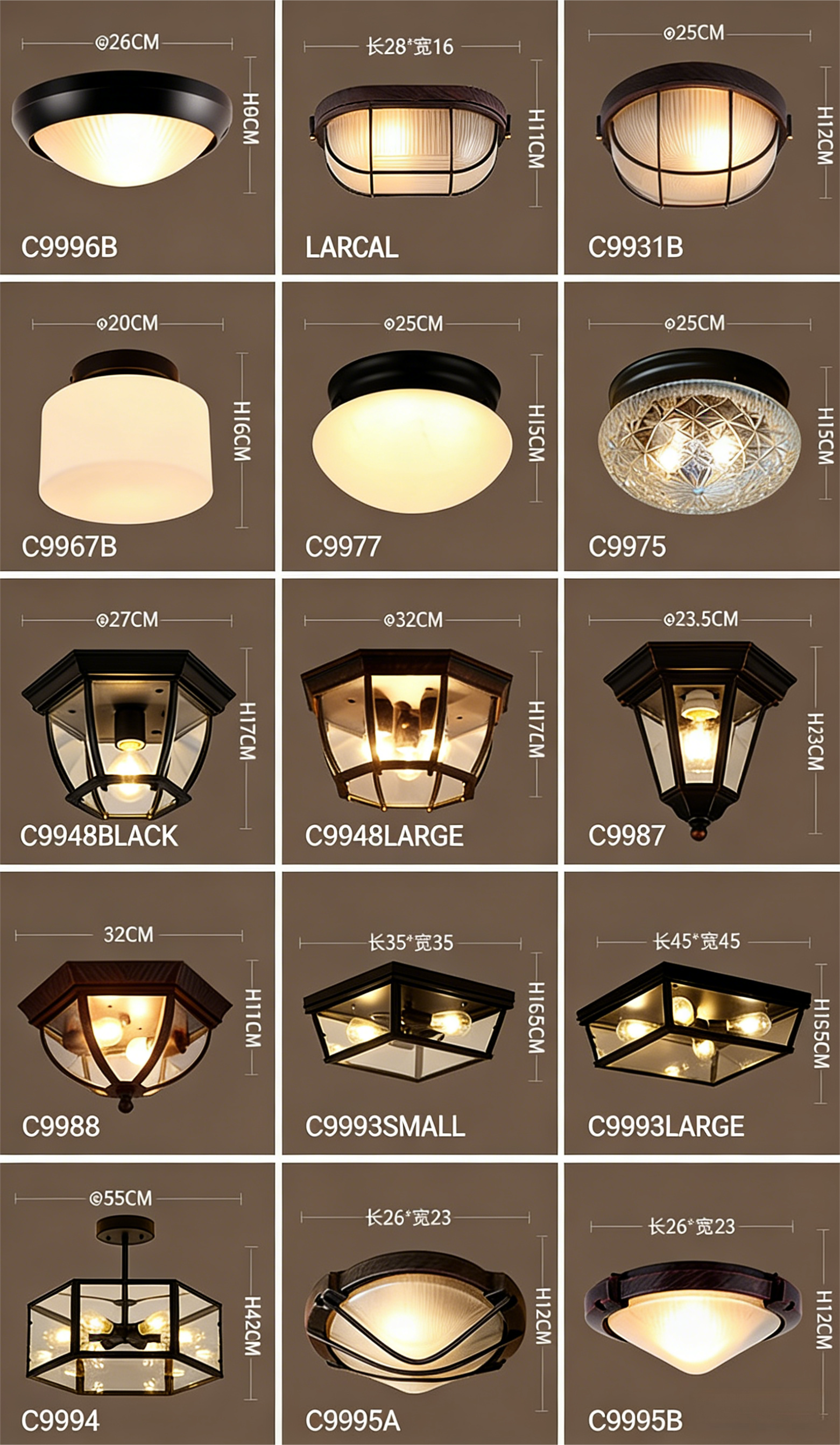 American ceiling light, European creative retro industrial style balcony corridor hallway foyer bedroom dining room lighting fixtures - Lighting Fixtures | CHEERFUL Kenya image 2 detail view