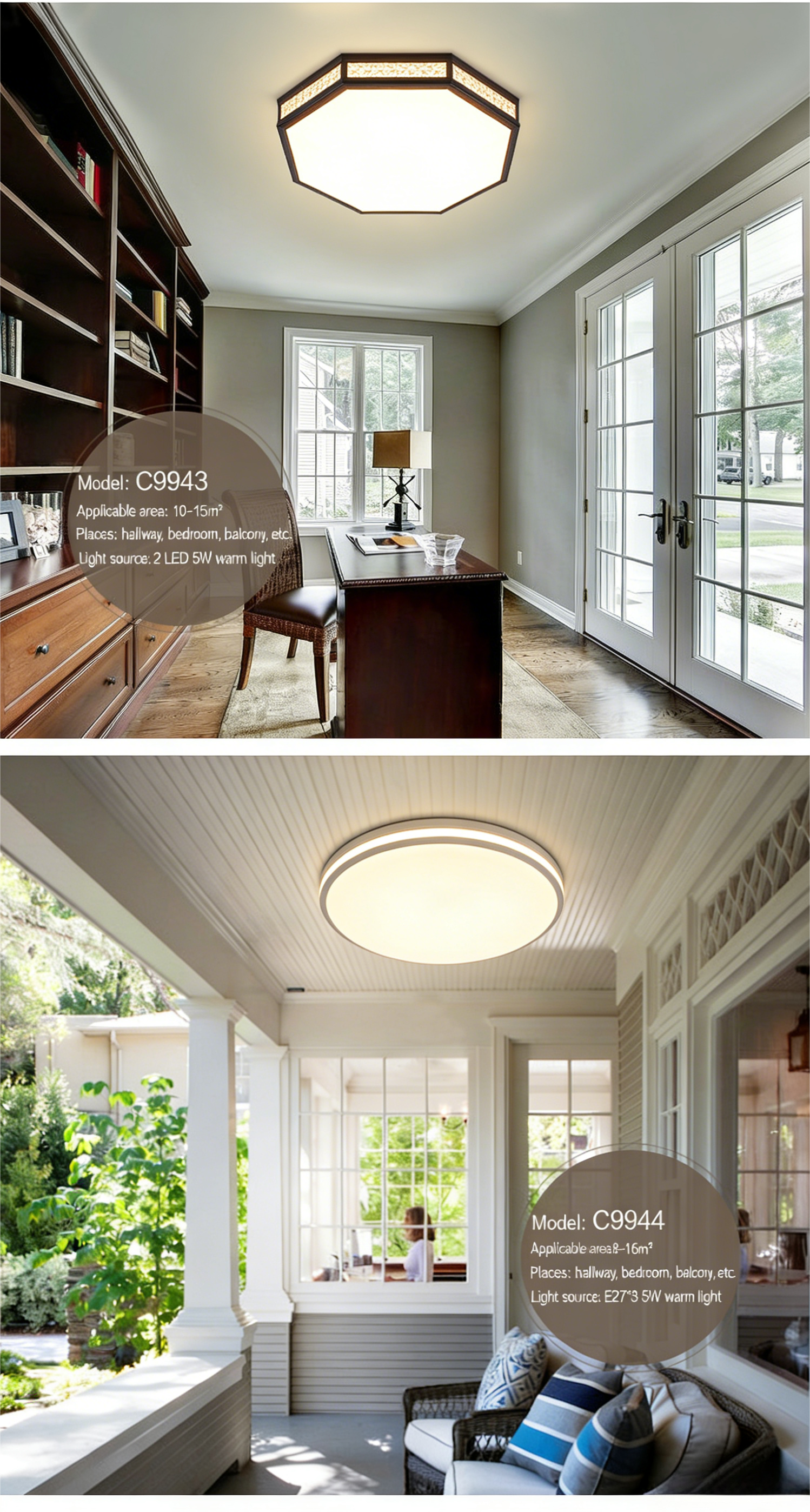 American ceiling light, European creative retro industrial style balcony corridor hallway foyer bedroom dining room lighting fixtures - Lighting Fixtures | CHEERFUL Kenya image 9 detail view