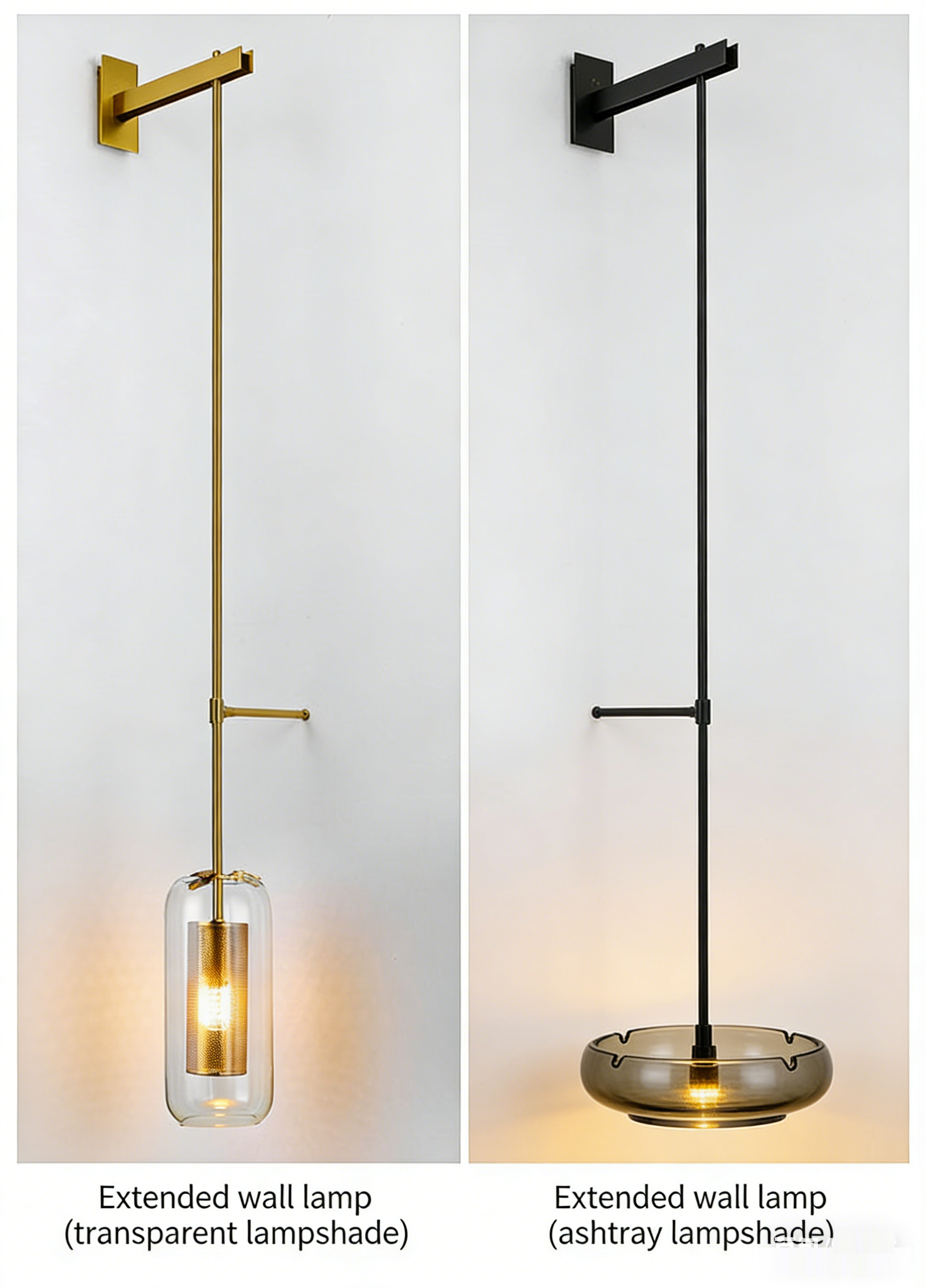 Modern luxury background wall hotel wall lamp, creative Nordic corridor living room bedroom bedside lamp - Lighting Fixtures | CHEERFUL Kenya image 6 detail view
