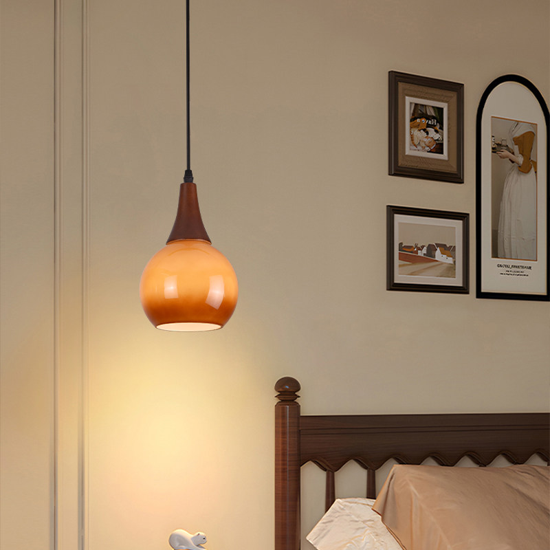 New restaurant pendant light, modern and minimalist single headed dining table and bar lamp, creative bedside pendant light - Lighting Fixtures | CHEERFUL Kenya image 5