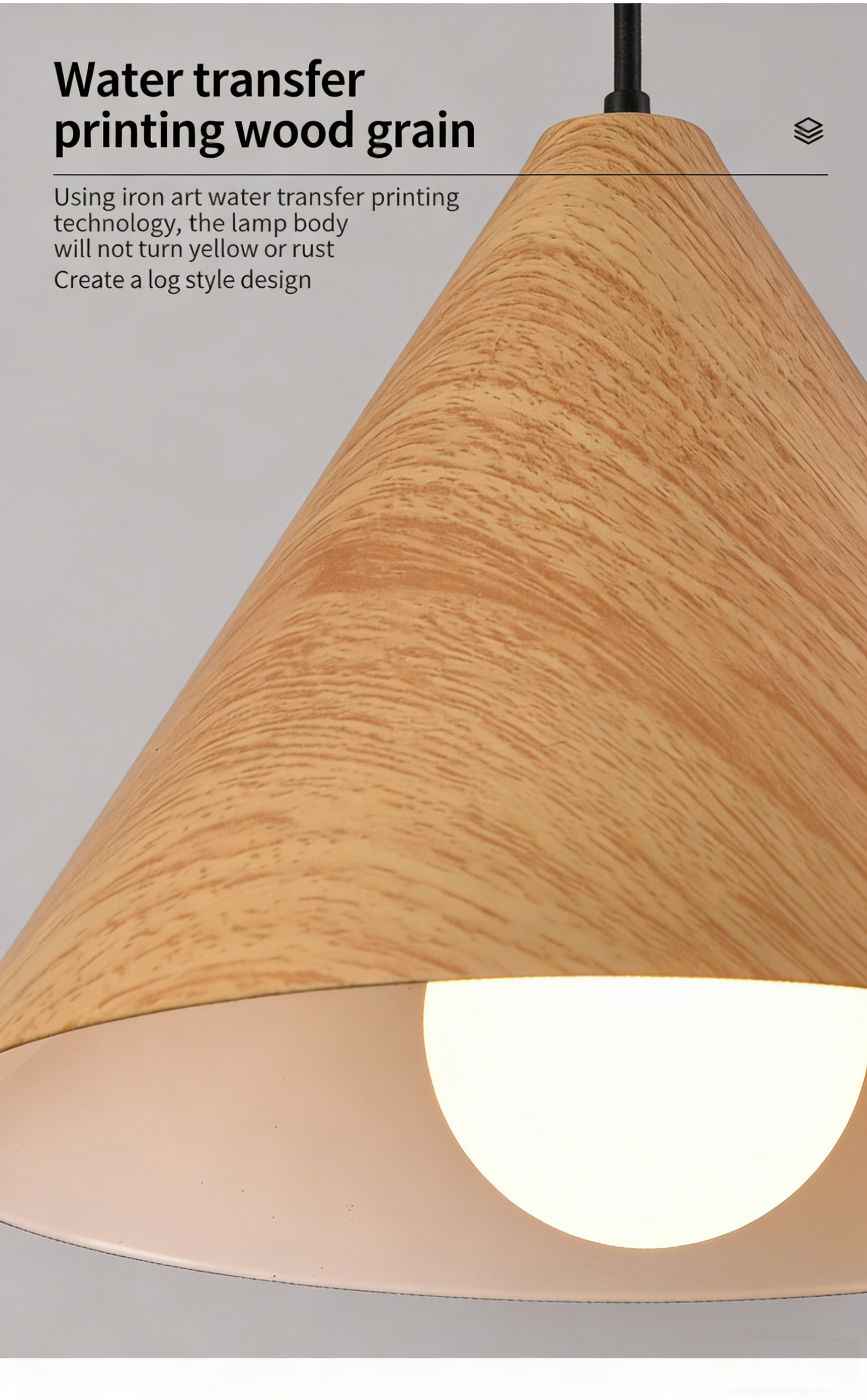 New restaurant pendant light, modern and minimalist single headed dining table and bar lamp, creative bedside pendant light - Lighting Fixtures | CHEERFUL Kenya image 5 detail view