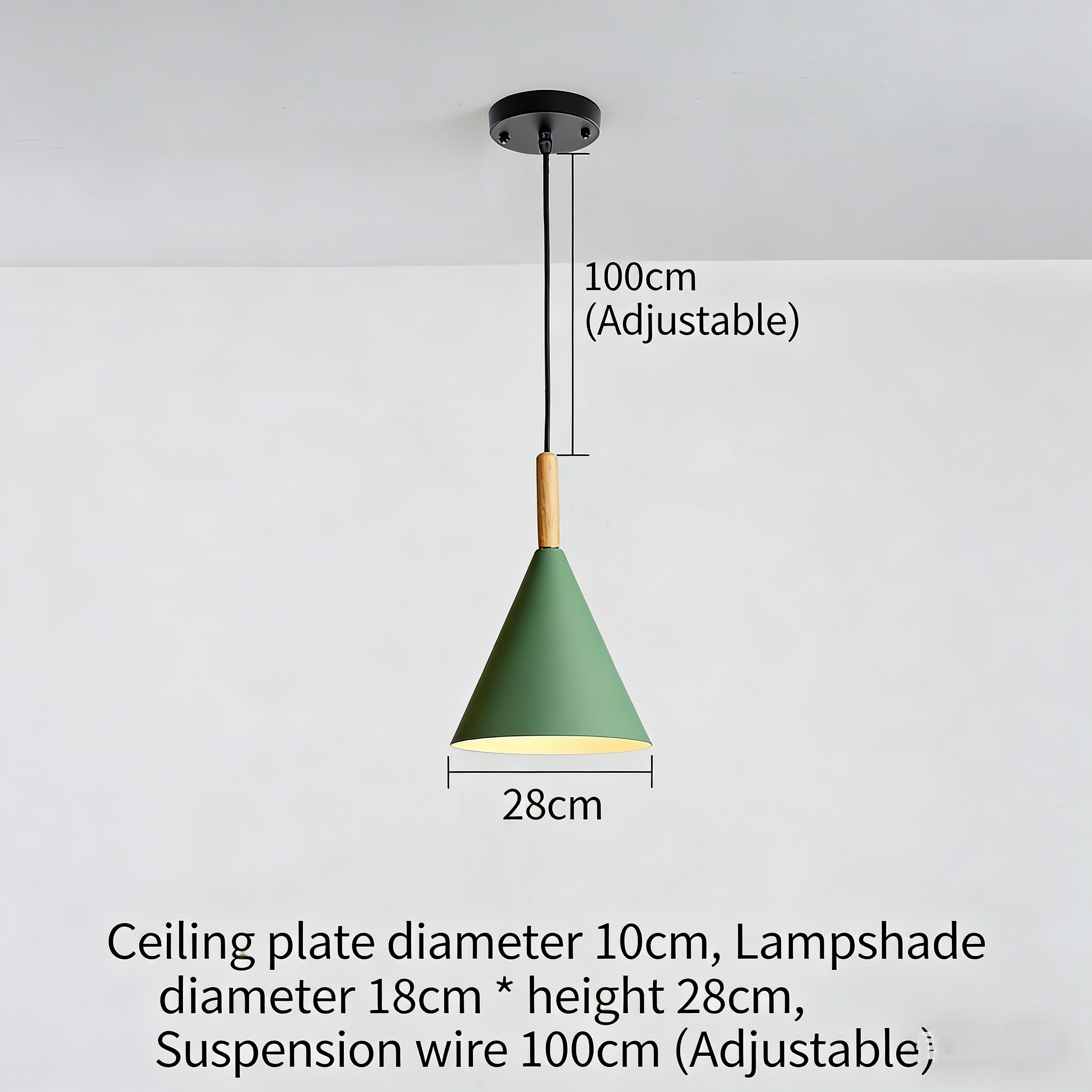New restaurant pendant light, modern and minimalist single headed dining table and bar lamp, creative bedside pendant light - Lighting Fixtures | CHEERFUL Kenya image 8 detail view