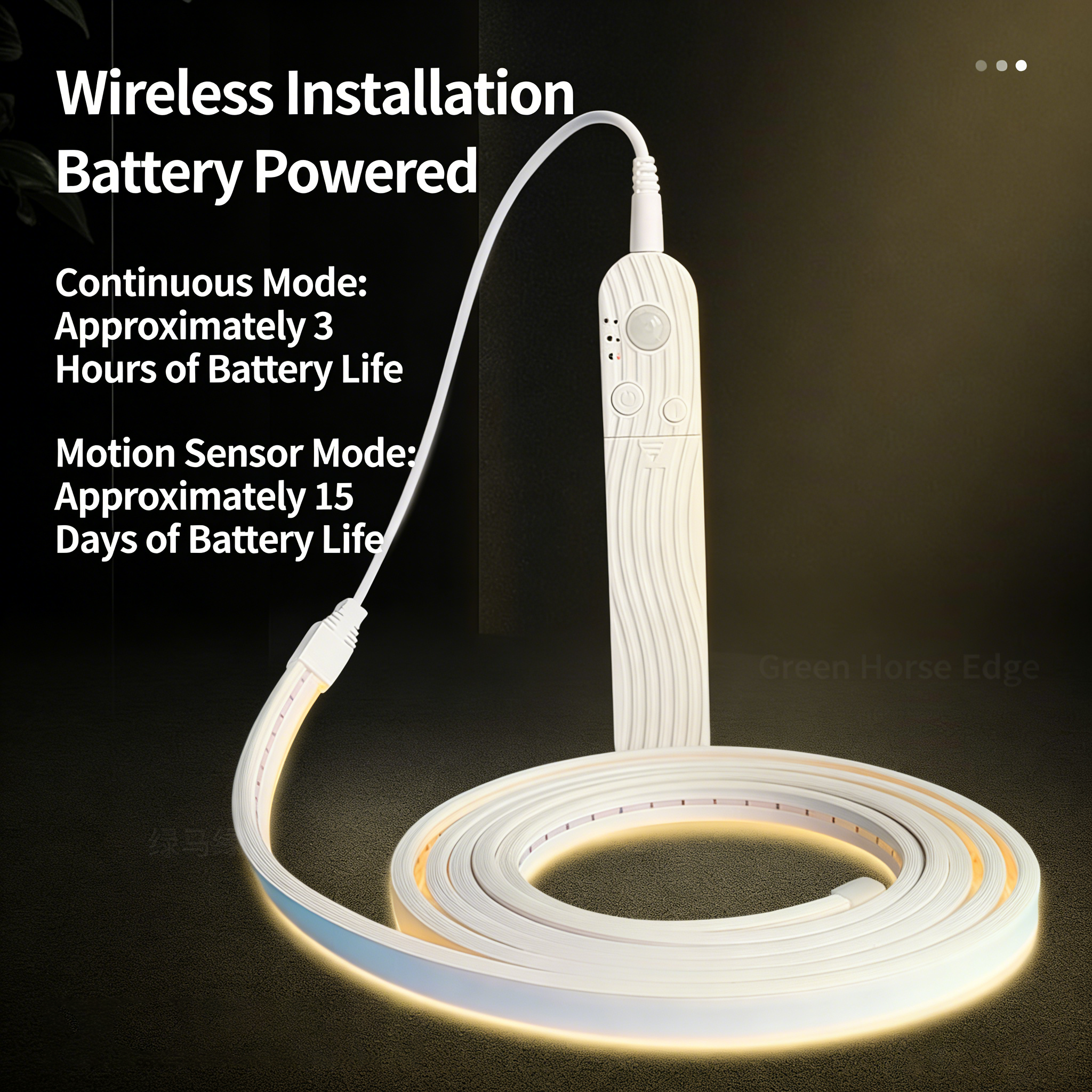 Intelligent sensing non spot neon light strip, human body sensing LED cabinet light strip battery box - Lighting Fixtures | CHEERFUL Kenya image 3 detail view
