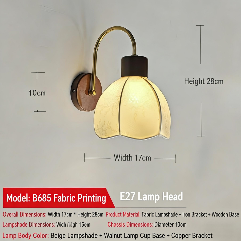 Bedroom wall lamp, living room balcony corridor passageway light, stair lamp, creative bedside lamp - Lighting Fixtures | CHEERFUL Kenya image 3 detail view