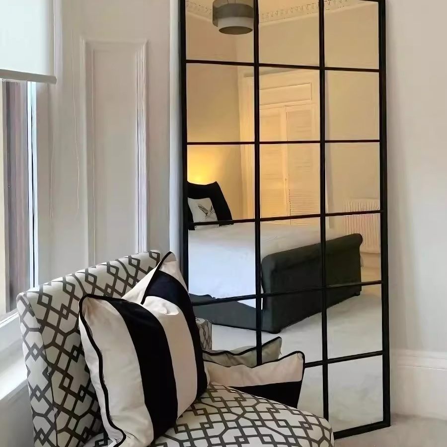 Nordic-style black creative metal frame, glass partition wall, living room and bedroom decorative windows - Door/Window | CHEERFUL Kenya image 3