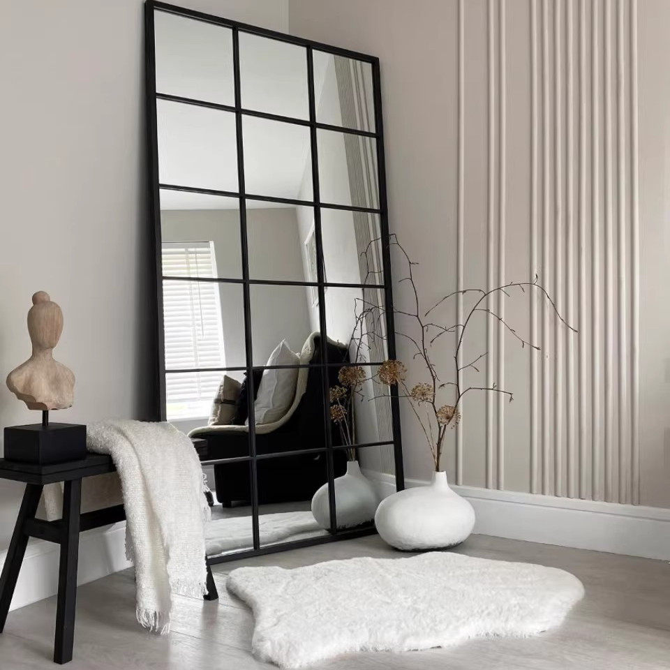 Nordic-style black creative metal frame, glass partition wall, living room and bedroom decorative windows - Door/Window | CHEERFUL Kenya image 4