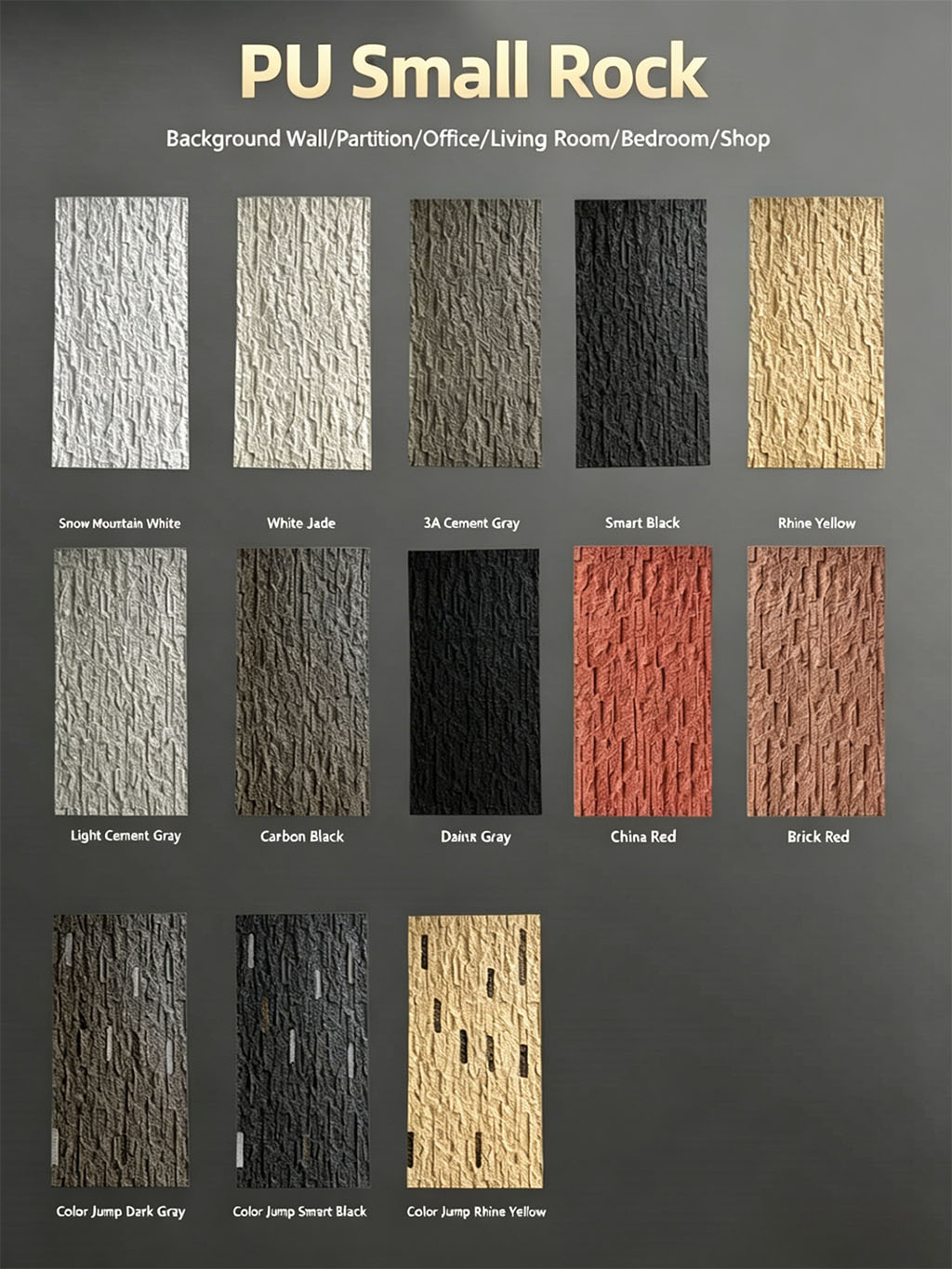 PU sea rot wood weathering, wood imitation board, carbonized board lightweight cultural brick background wall - PU Stone | CHEERFUL Kenya image 6 detail view