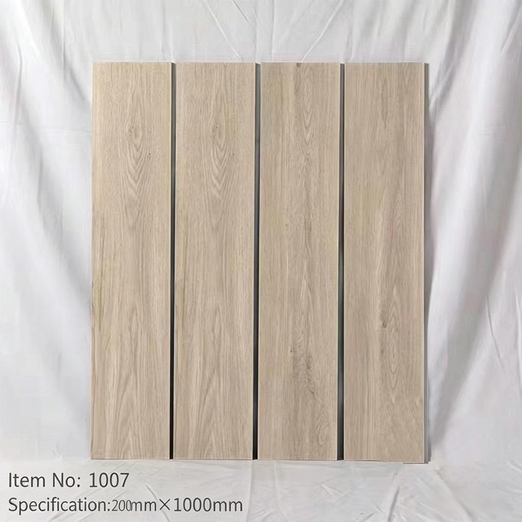 Straight-edge full-ceramic wood grain tiles, imitation solid wood floor tiles, living room anti-slip floor tiles - Flooring | CHEERFUL Kenya image 3