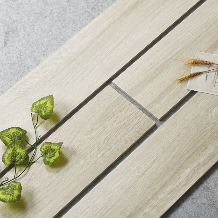 Straight-edge full-ceramic wood grain tiles, imitation solid wood floor tiles, living room anti-slip floor tiles - Flooring | CHEERFUL Kenya image 5