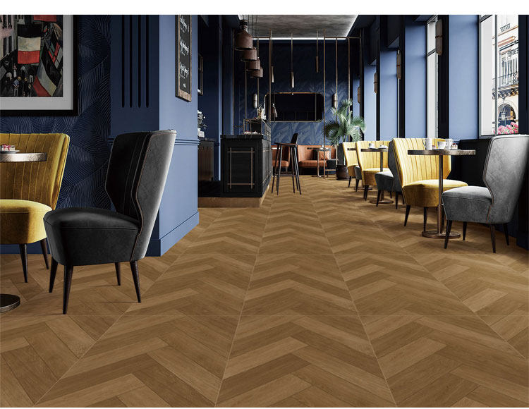 Straight-edge full-ceramic wood grain tiles, imitation solid wood floor tiles, living room anti-slip floor tiles - Flooring | CHEERFUL Kenya image 7 detail view