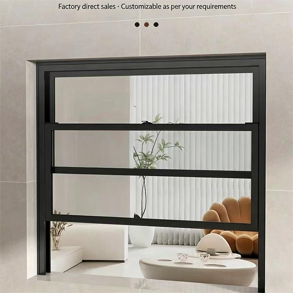 Aluminum alloy windows, American-style upward and downward lift windows for shop kitchens and bars - Door/Window | CHEERFUL Kenya detail view