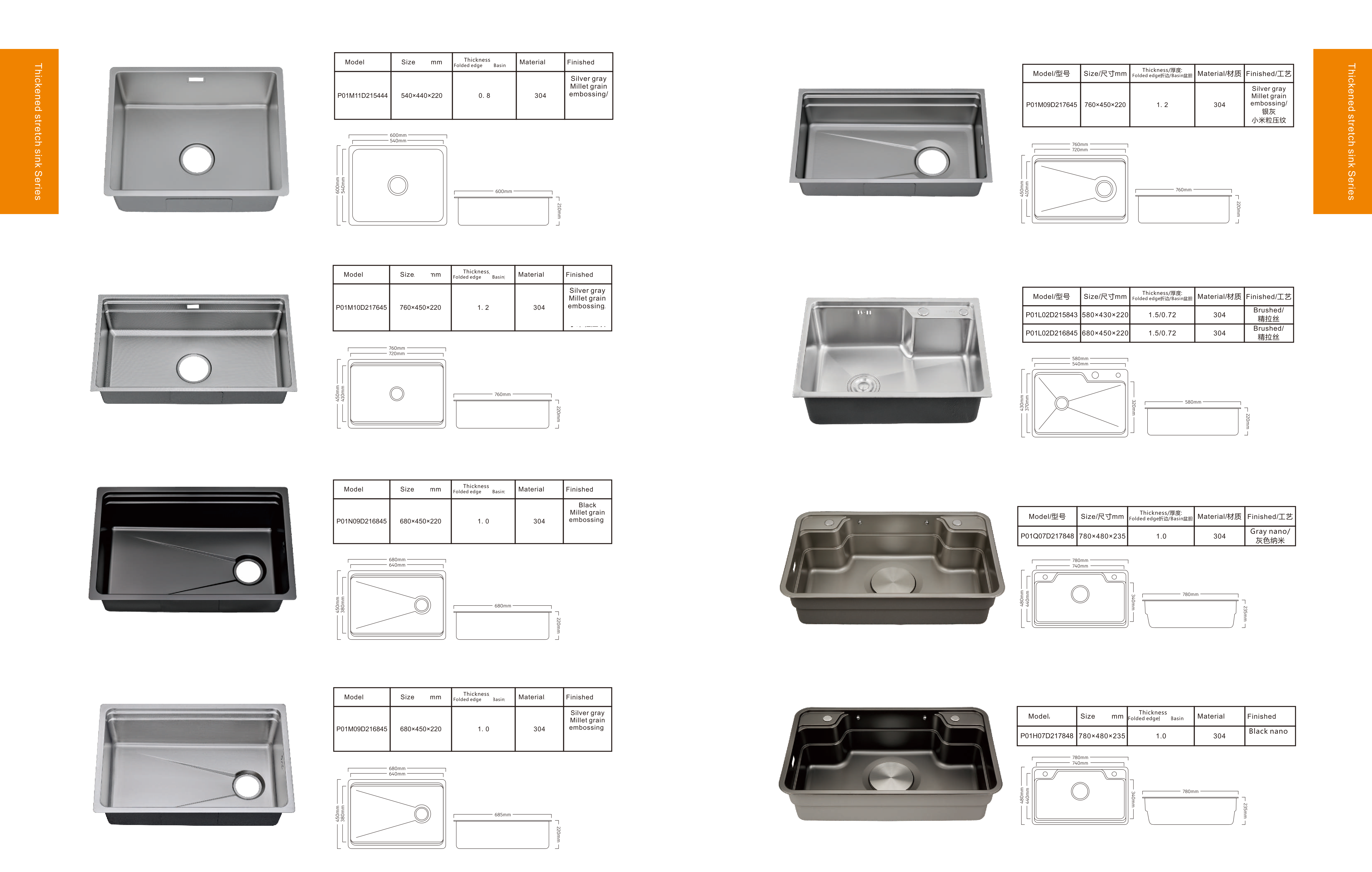 Thickened stretch sink series - Hardware & Fittings | CHEERFUL Kenya image 2 detail view