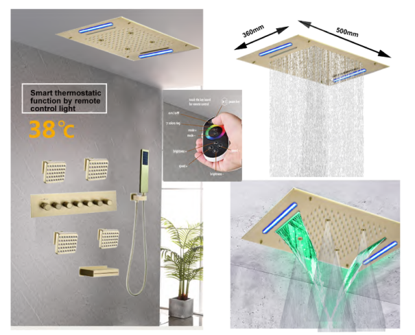 Hermostatic shower system - Hardware & Fittings | CHEERFUL Kenya image 2