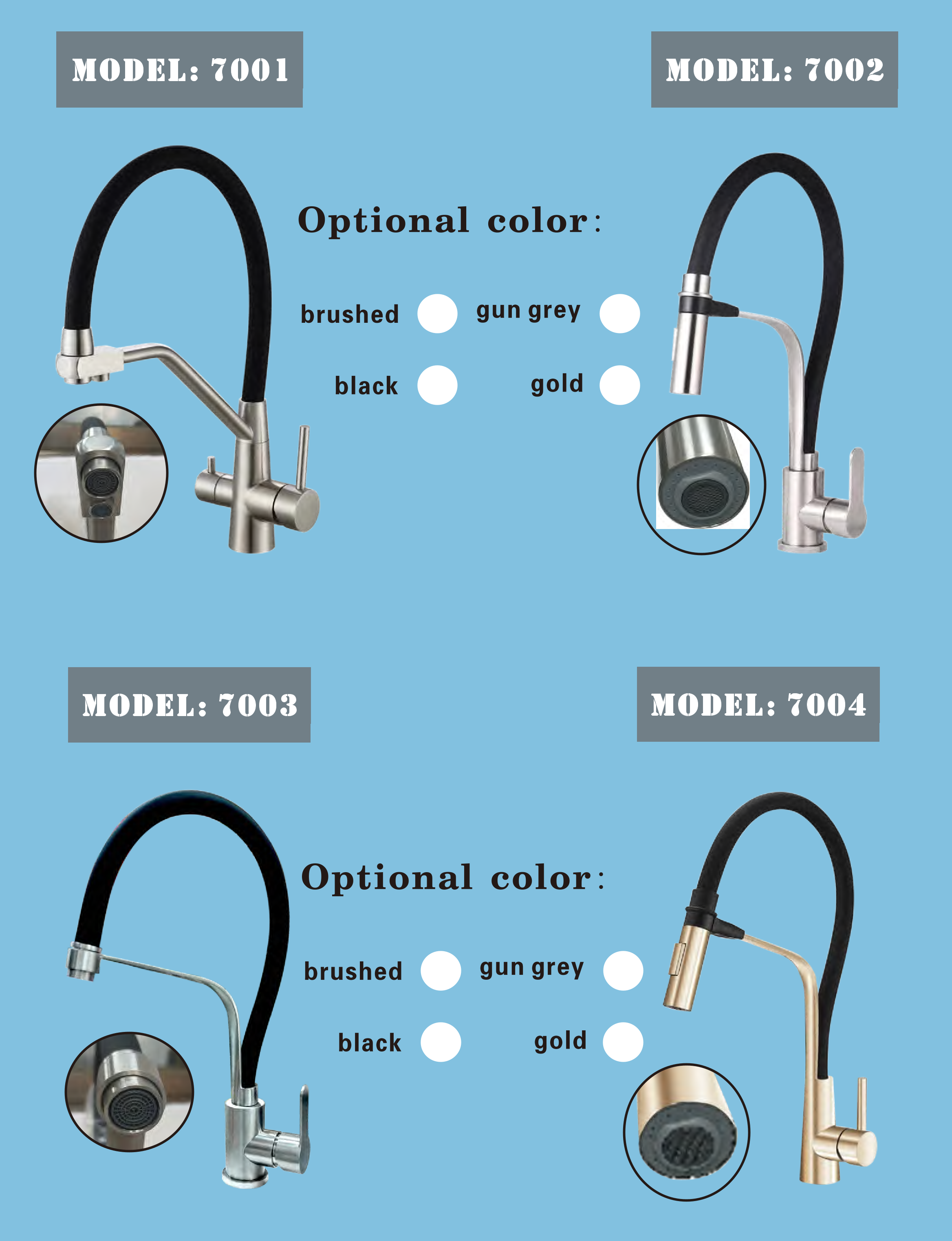 Kitchen faucet series - Hardware & Fittings | CHEERFUL Kenya detail view