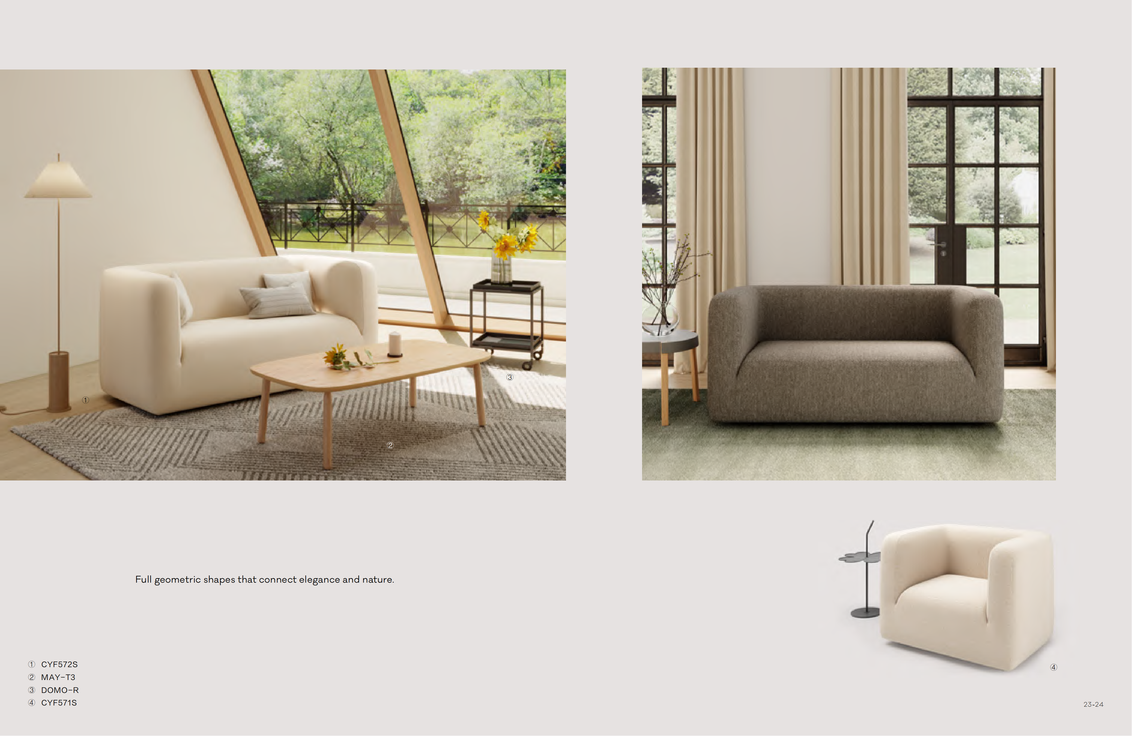 Sofa CYF series - Indoor and Outdoor Furniture | CHEERFUL Kenya detail view