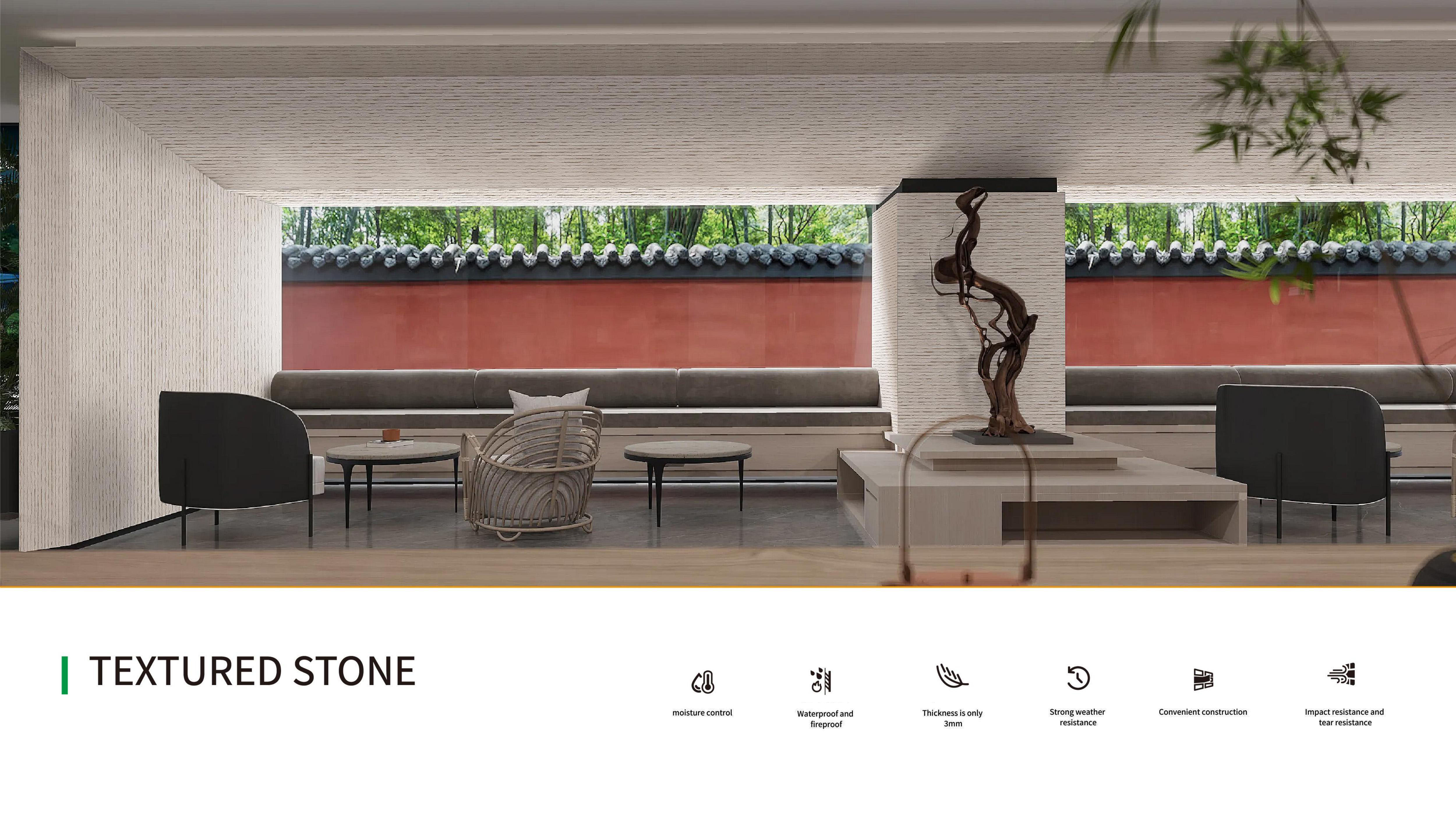 Ecological Soft Porcelain Cloth Pattern Stone Series - Tile(Thick stone) | CHEERFUL Kenya detail view
