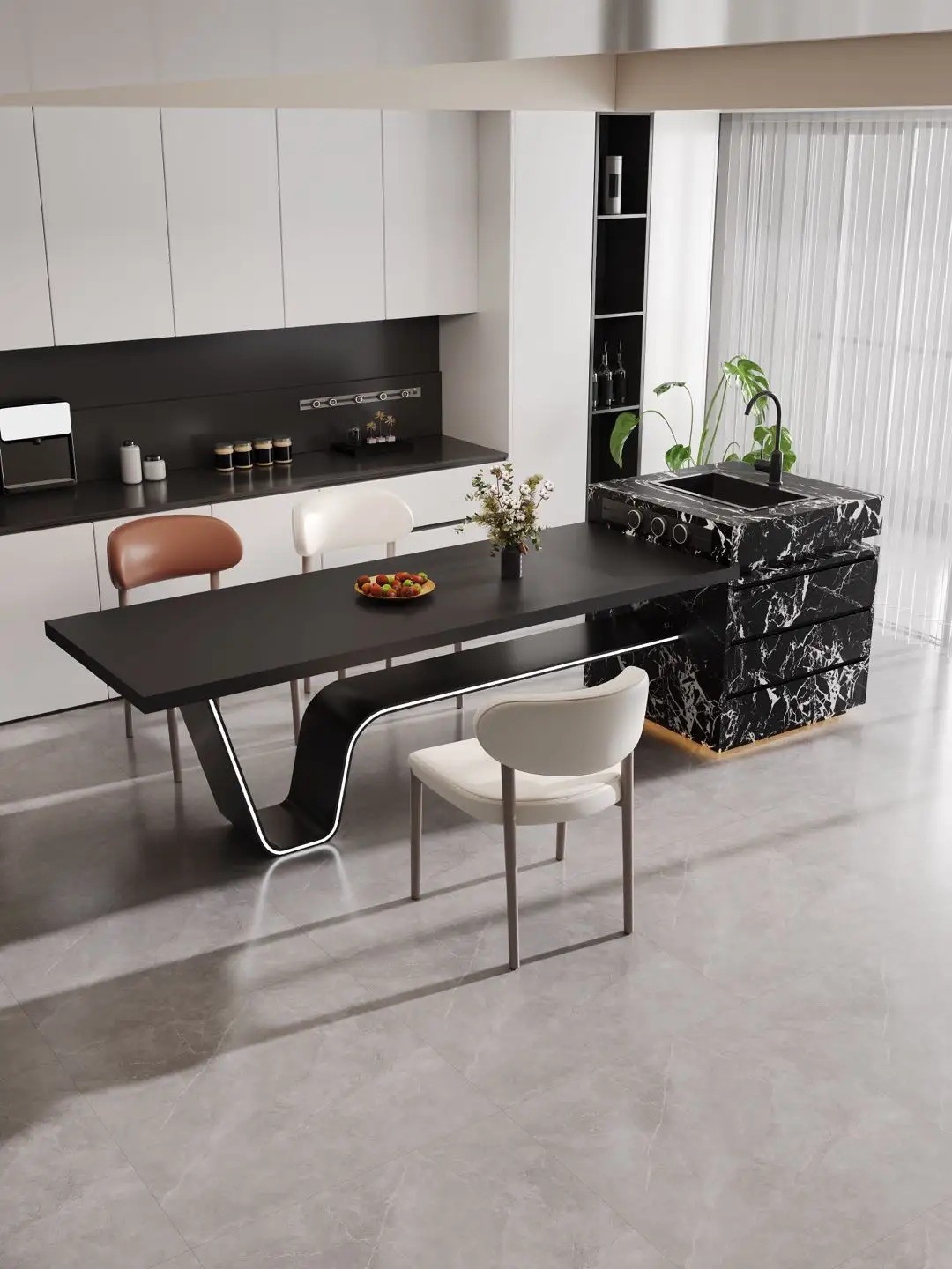 Island Dragon Head up Series - Custom Kitchen Cabinets & Countertop | CHEERFUL Kenya image 33 detail view