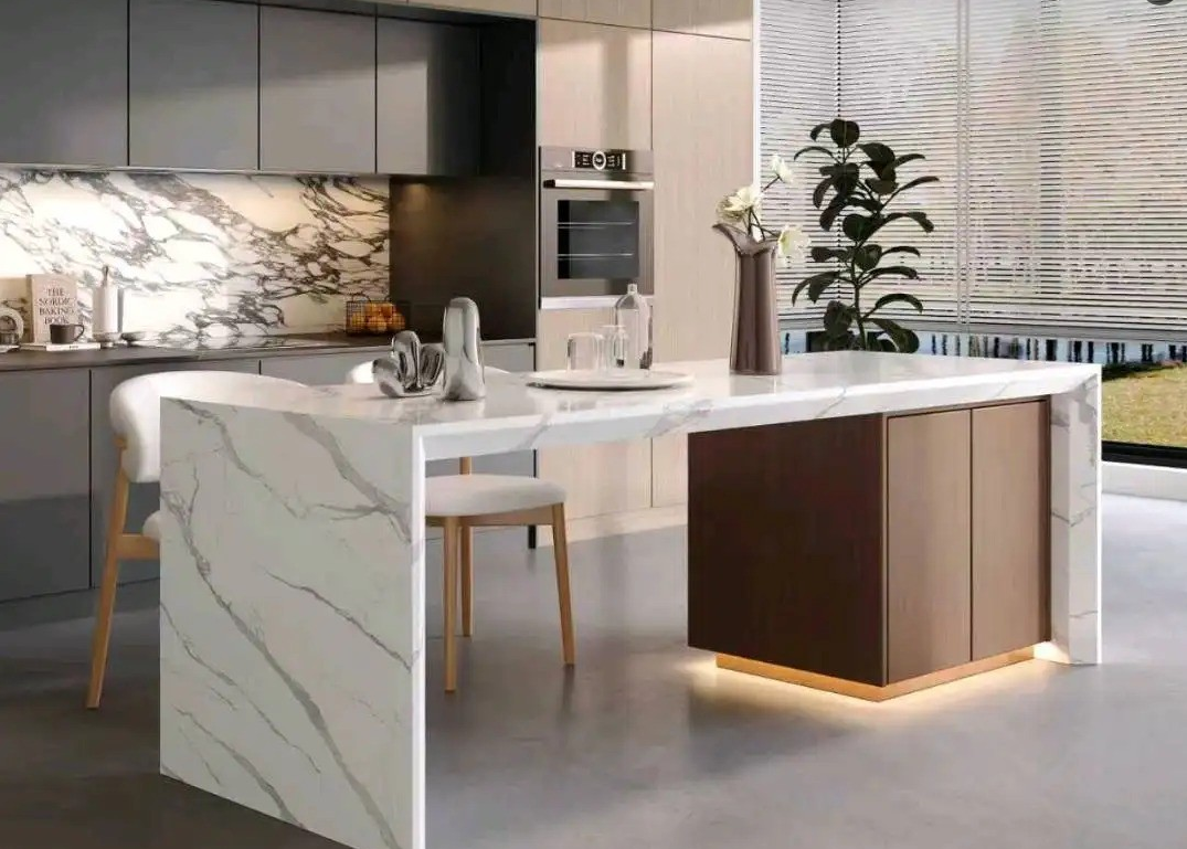 Island Table Flush Series - Custom Kitchen Cabinets & Countertop | CHEERFUL Kenya image 6