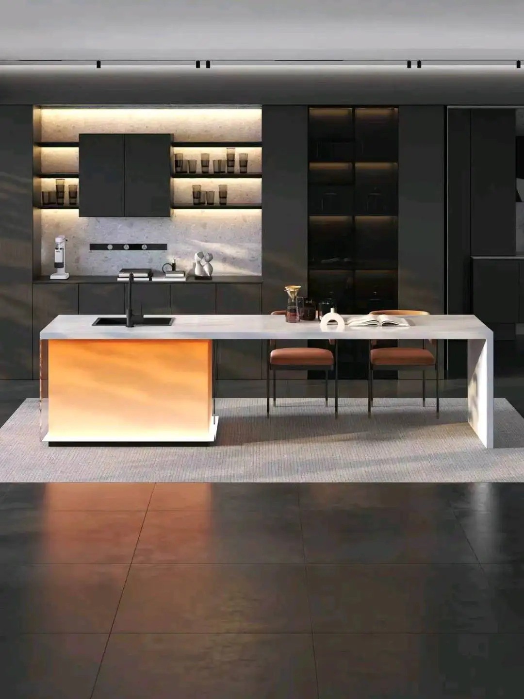 Island Table Flush Series - Custom Kitchen Cabinets & Countertop | CHEERFUL Kenya image 5 detail view