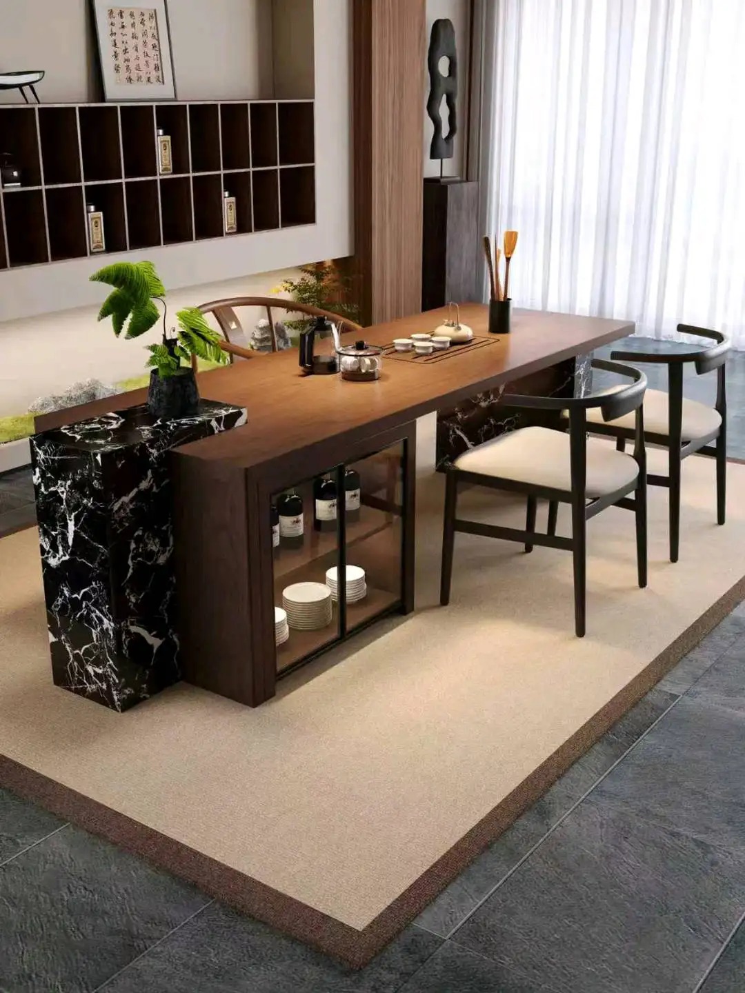 Island Tea Table Series - Custom Kitchen Cabinets & Countertop | CHEERFUL Kenya image 5 detail view