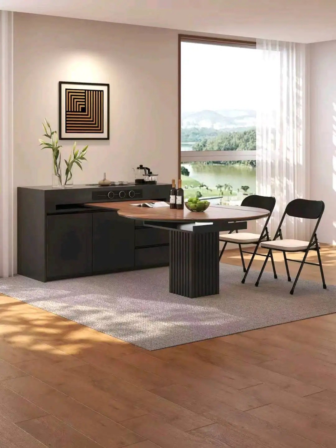 Island Round Table Series - Custom Kitchen Cabinets & Countertop | CHEERFUL Kenya image 6 detail view