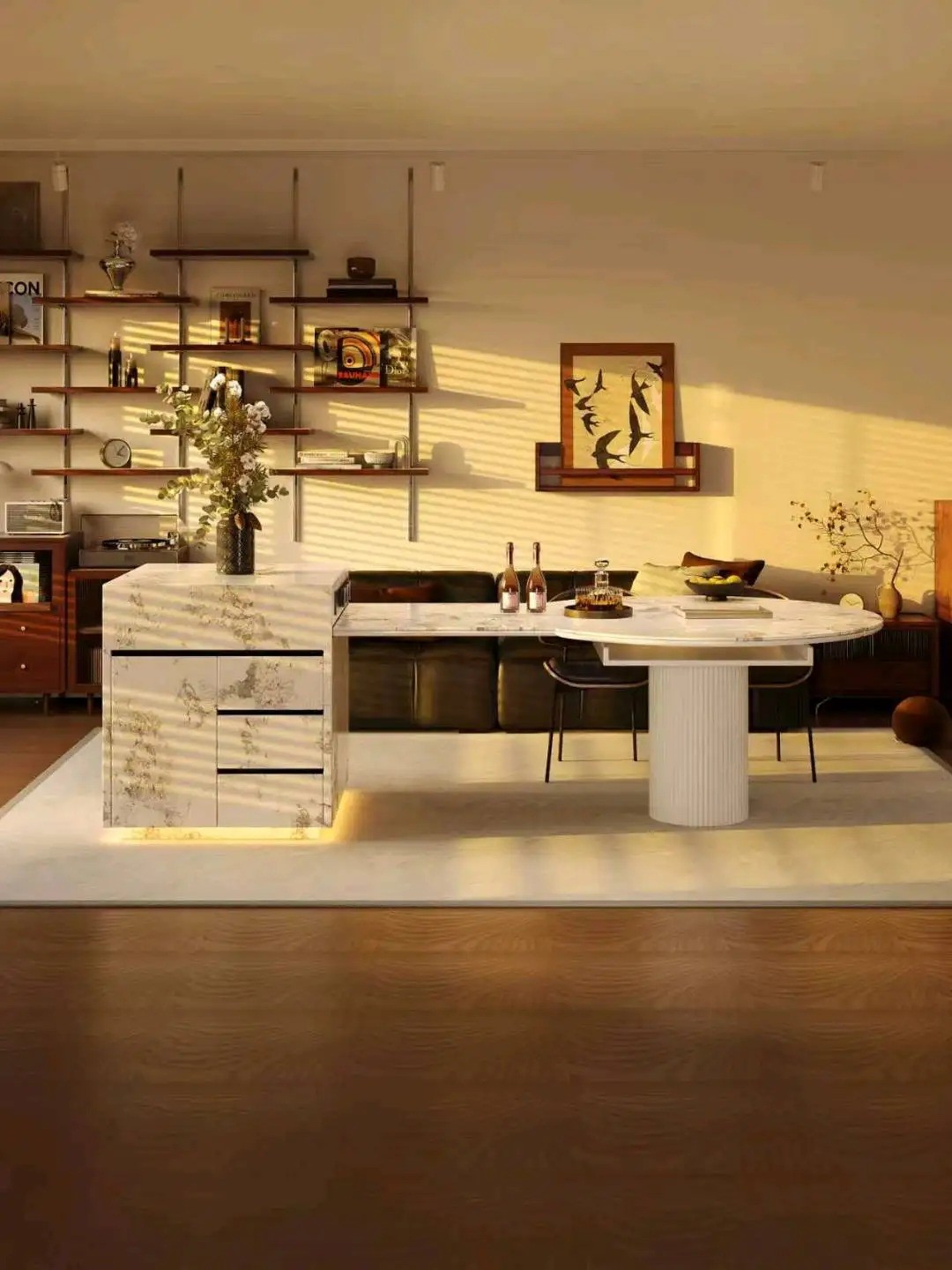 Island Round Table Series - Custom Kitchen Cabinets & Countertop | CHEERFUL Kenya image 11 detail view